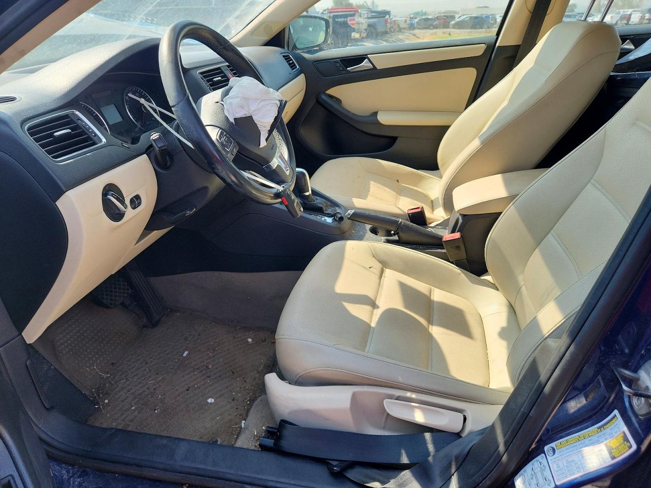 2012 Volkswagen Jetta Se Blue vin: 3VWDP7AJ5CM399208