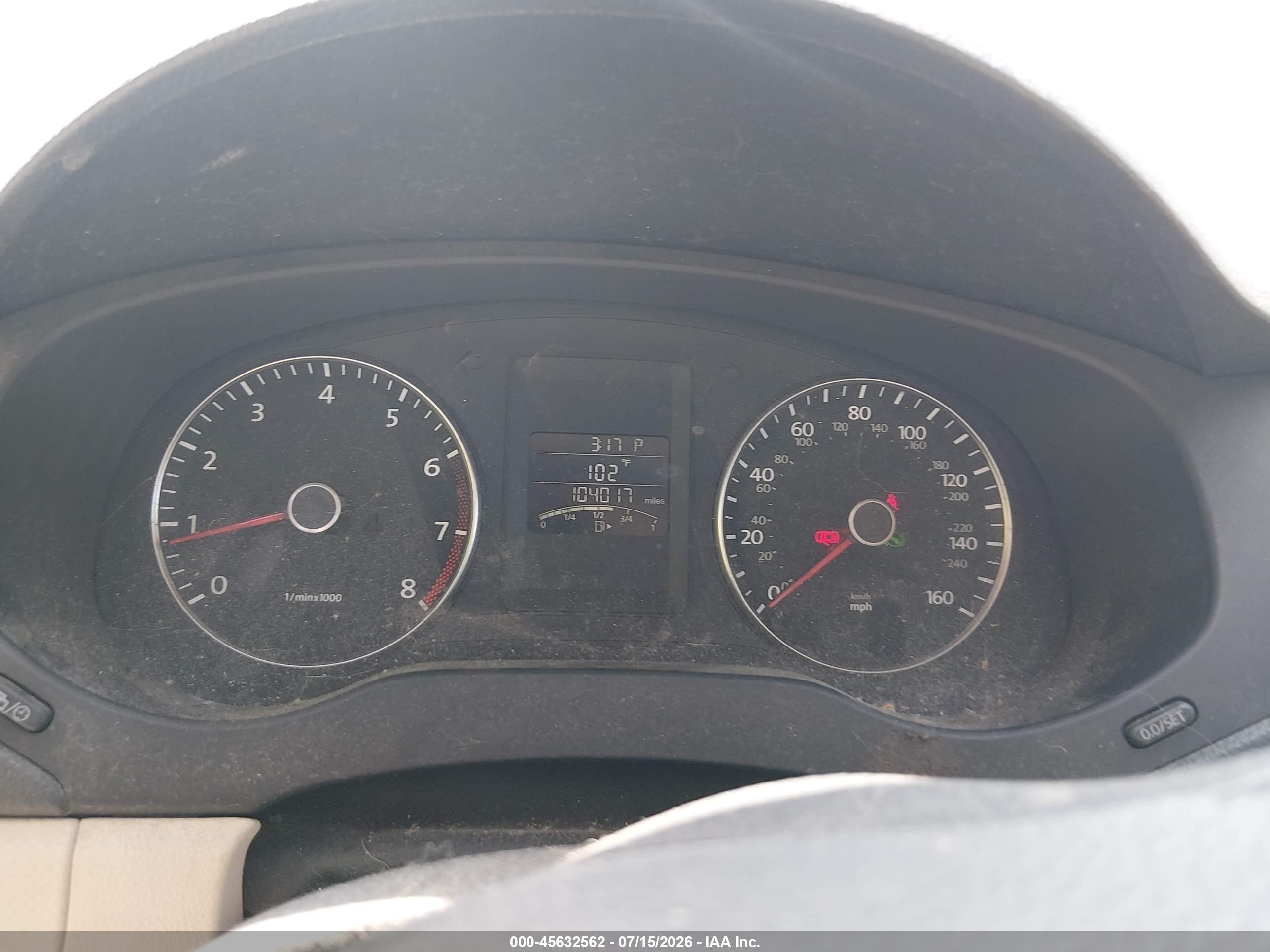 2012 Volkswagen Jetta 2.5l Se Белый vin: 3VWDP7AJ5CM411891