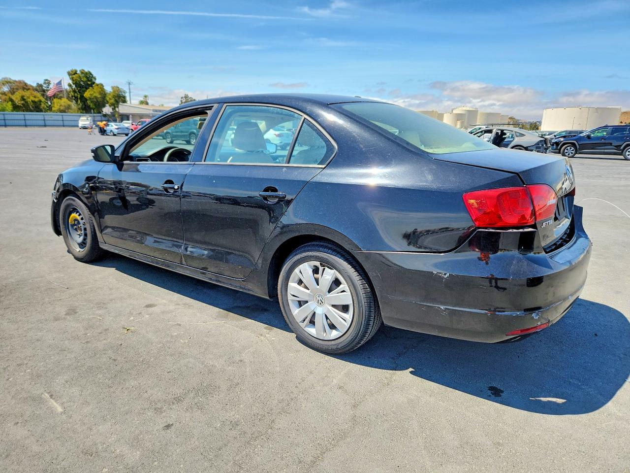 2012 Volkswagen Jetta Se Black vin: 3VWDP7AJ5CM417366