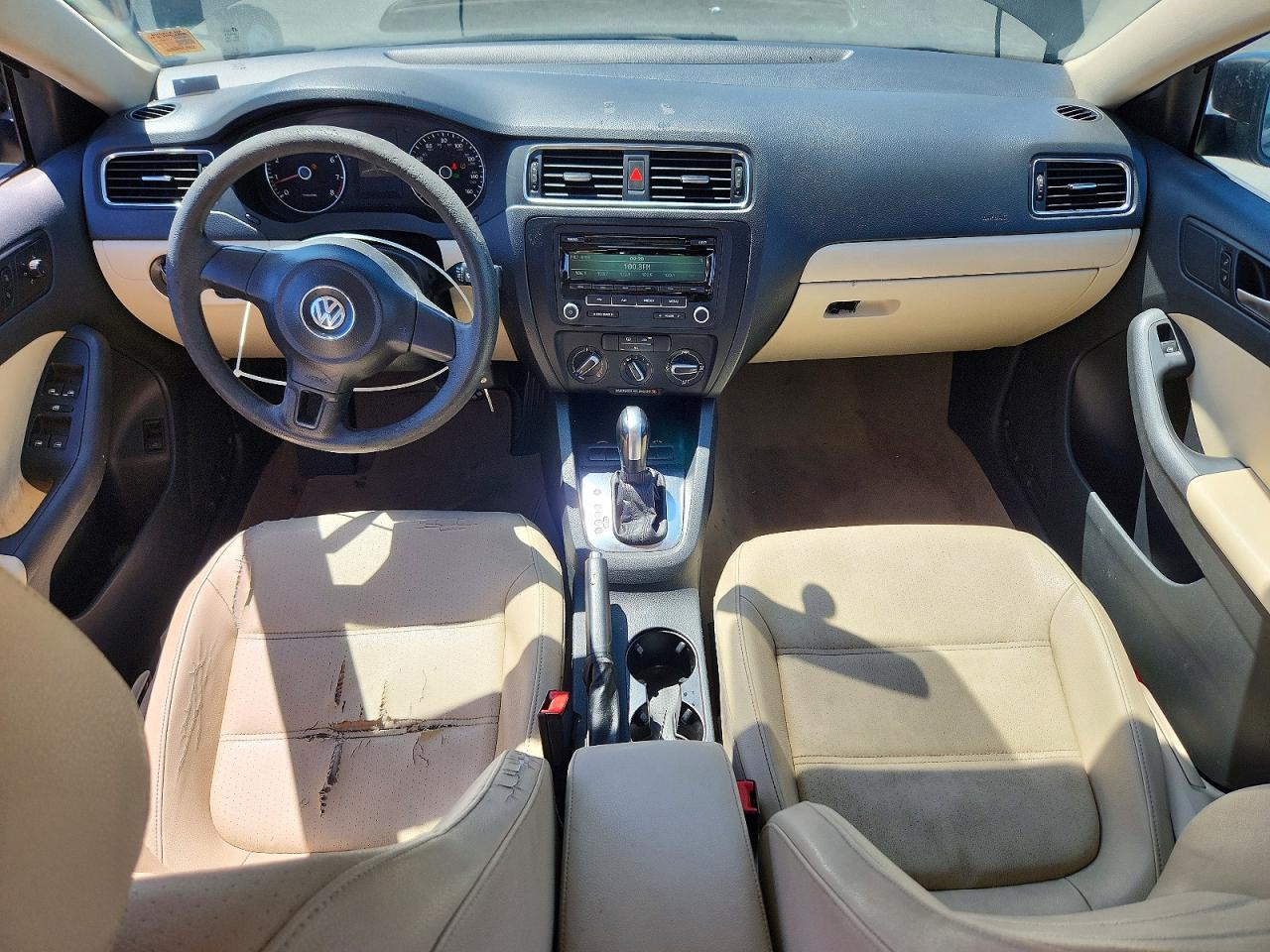 2012 Volkswagen Jetta Se Black vin: 3VWDP7AJ5CM417366