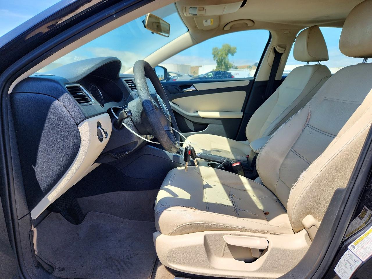 2012 Volkswagen Jetta Se Black vin: 3VWDP7AJ5CM417366