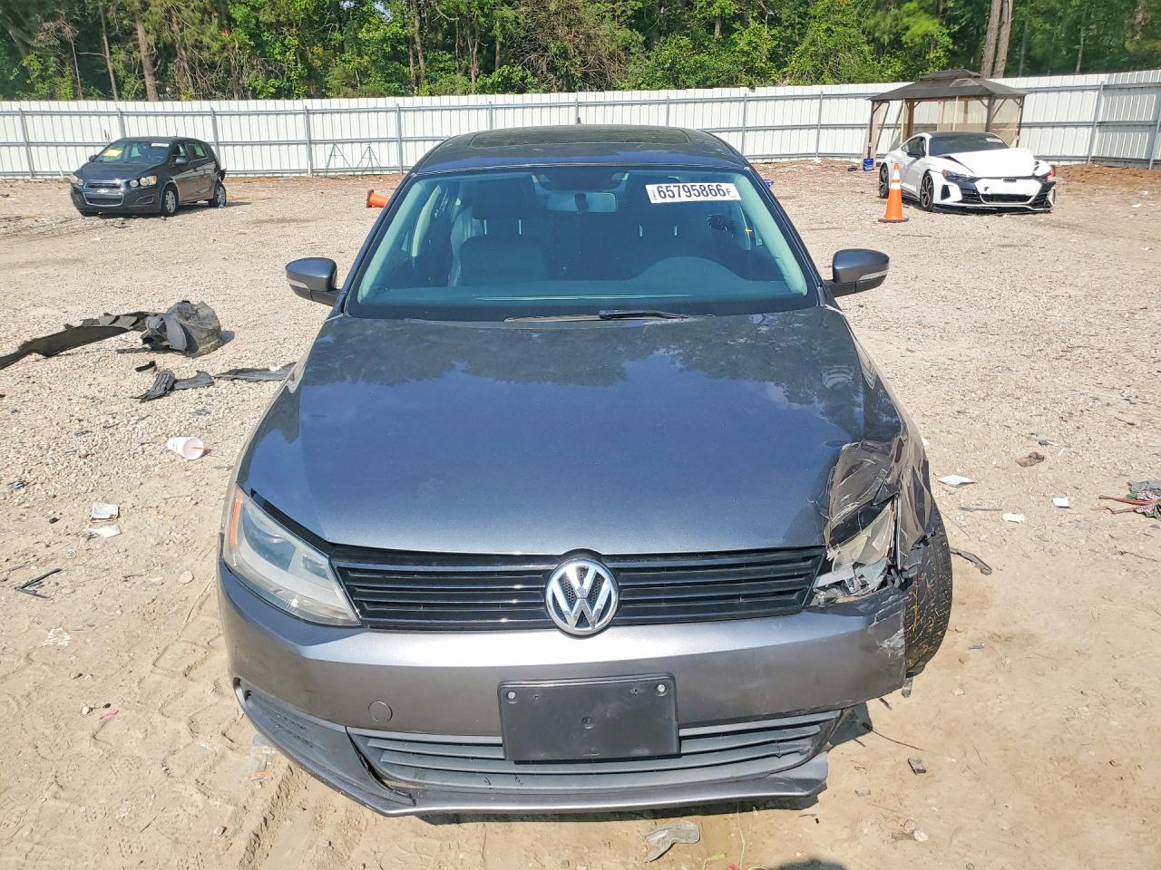 2012 Volkswagen Jetta Se Charcoal vin: 3VWDP7AJ5CM461402