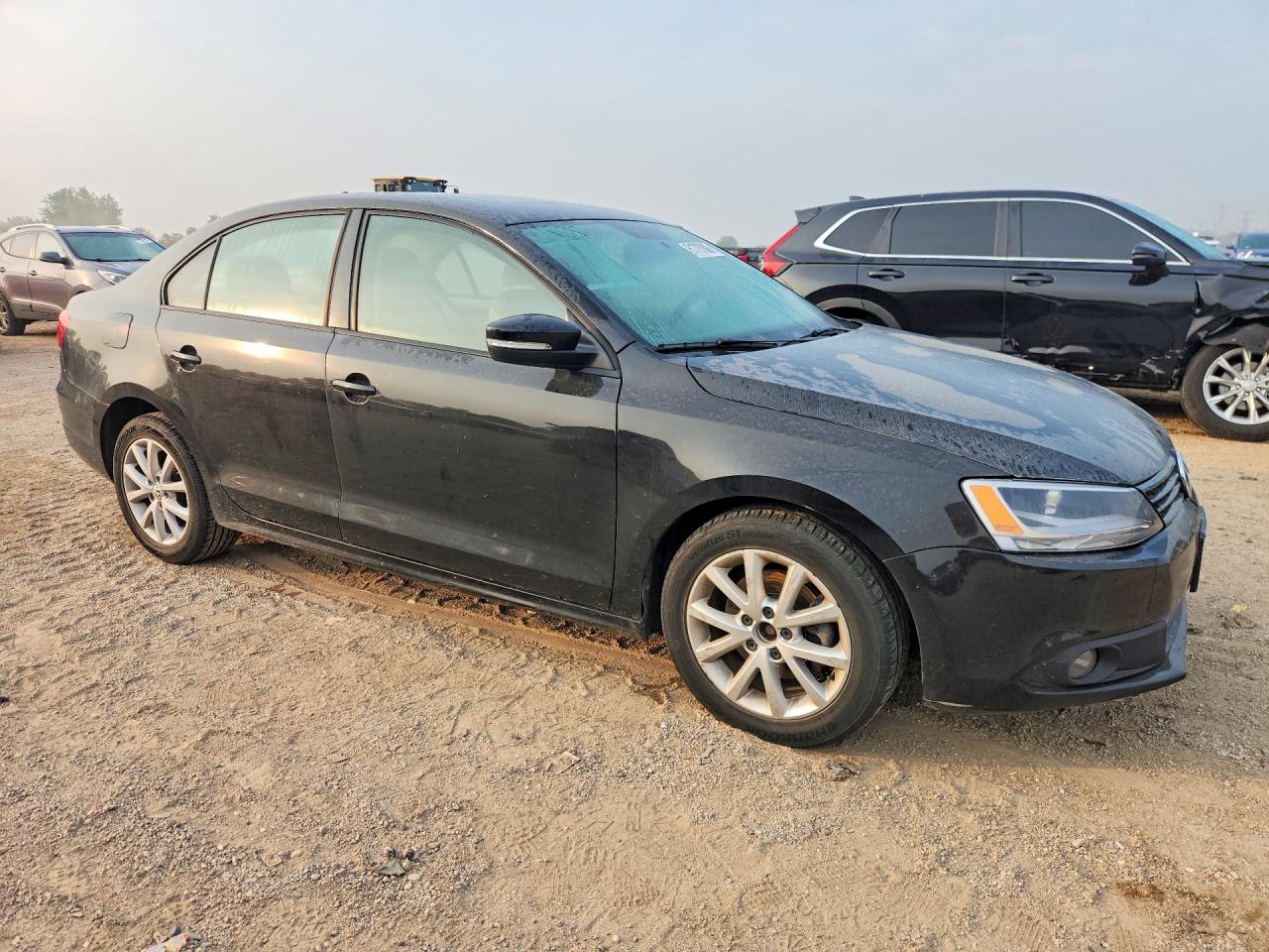 2012 Volkswagen Jetta Se Black vin: 3VWDP7AJ5CM466180