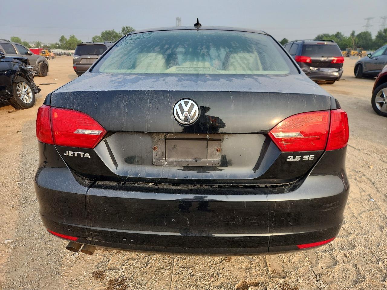 2012 Volkswagen Jetta Se Black vin: 3VWDP7AJ5CM466180