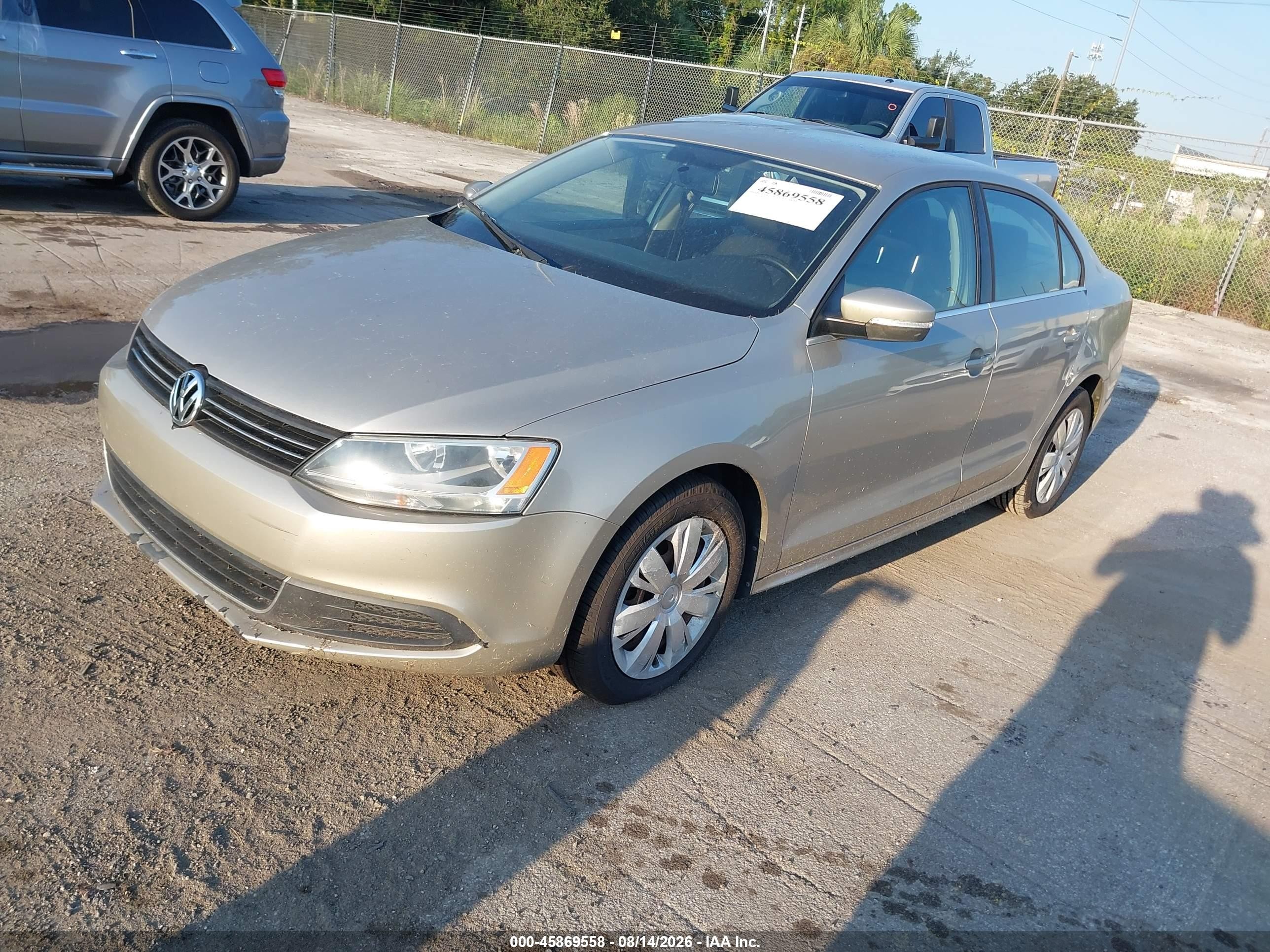 2013 Volkswagen Jetta 2.5l Se Gold vin: 3VWDP7AJ5DM203186