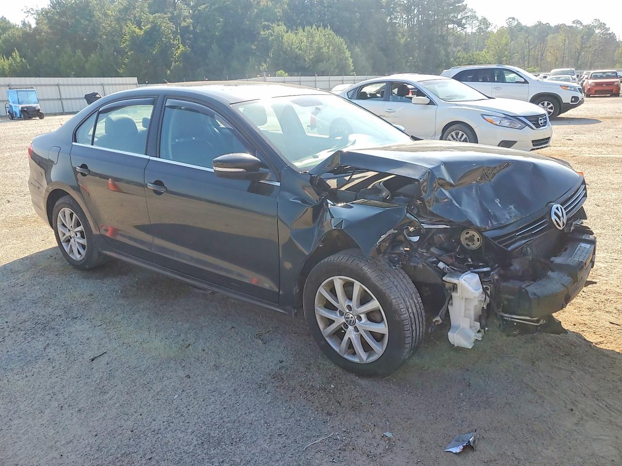 2013 Volkswagen Jetta Se Black vin: 3VWDP7AJ5DM254591