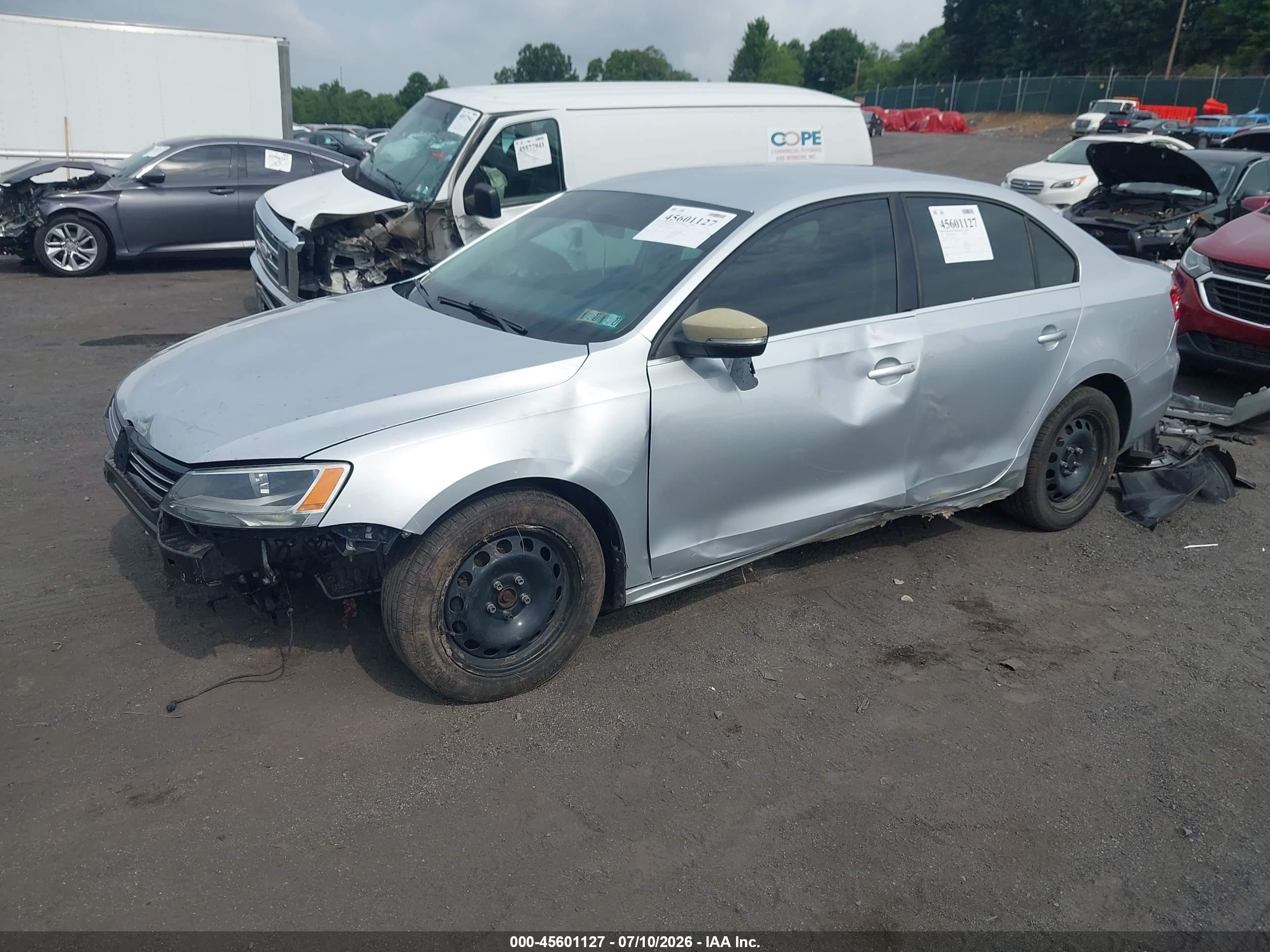 2013 Volkswagen Jetta 2.5l Se Серебряный vin: 3VWDP7AJ5DM291558