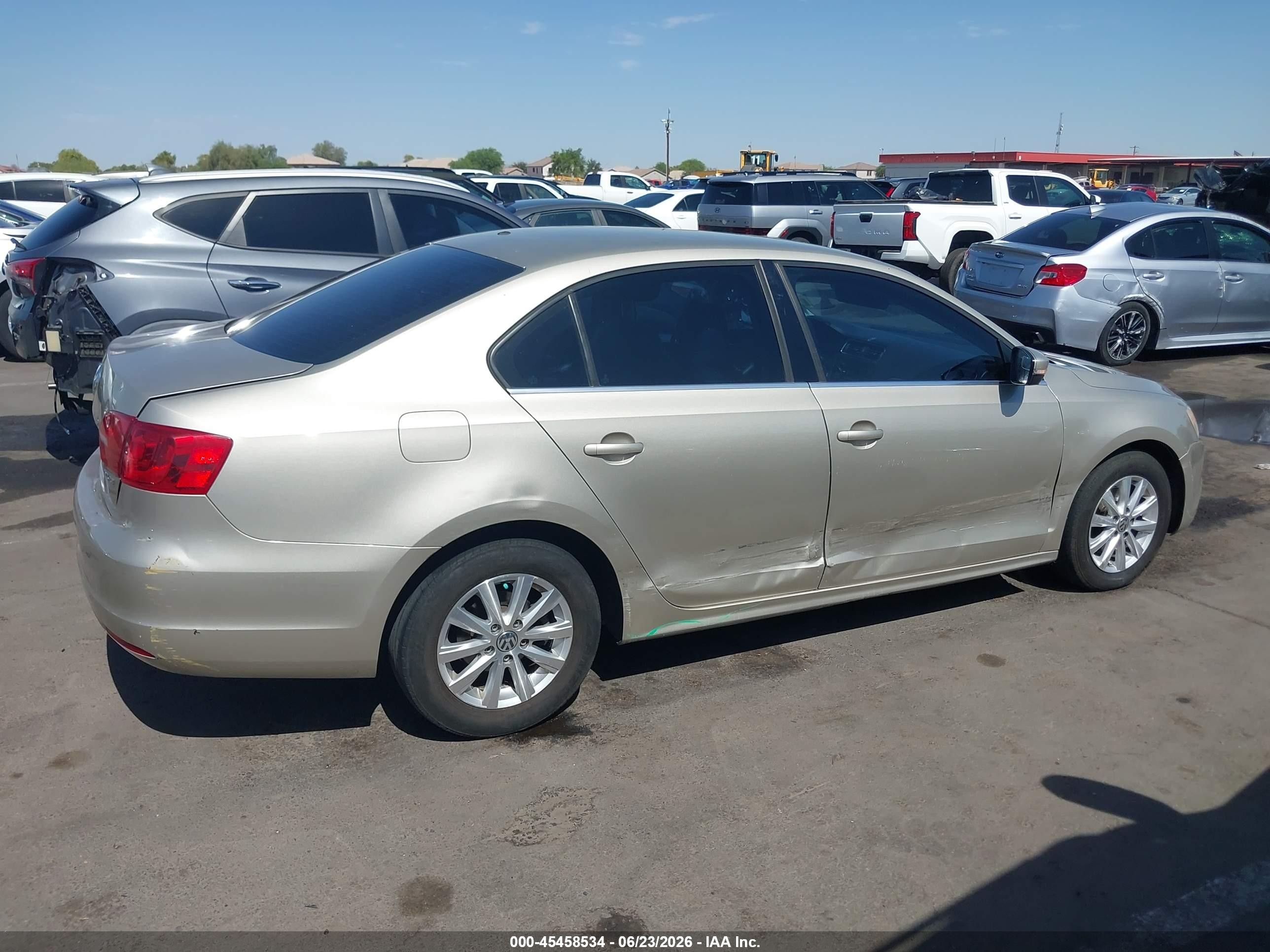 2013 Volkswagen Jetta 2.5l Se Champagne vin: 3VWDP7AJ5DM291835