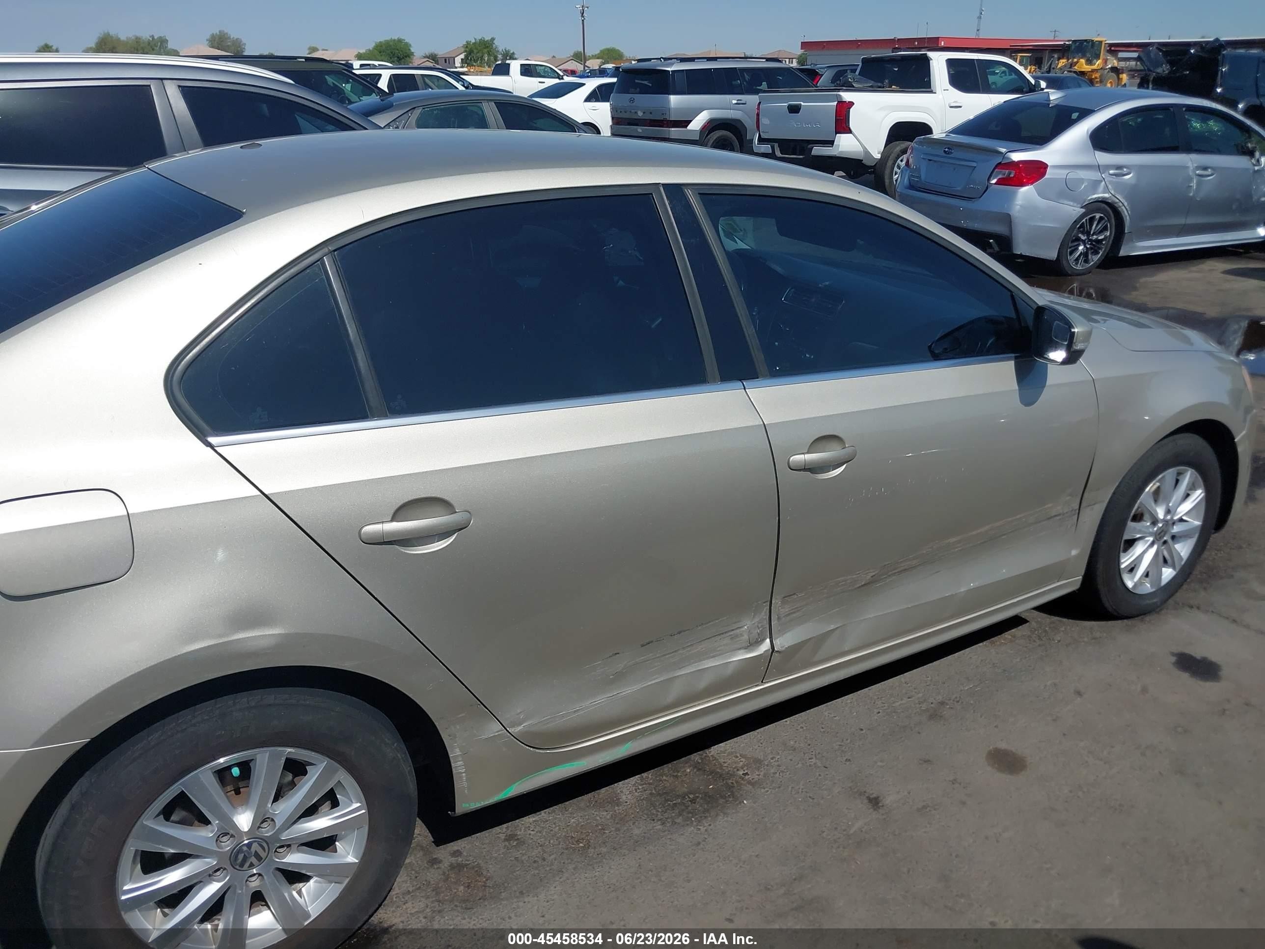 2013 Volkswagen Jetta 2.5l Se Champagne vin: 3VWDP7AJ5DM291835