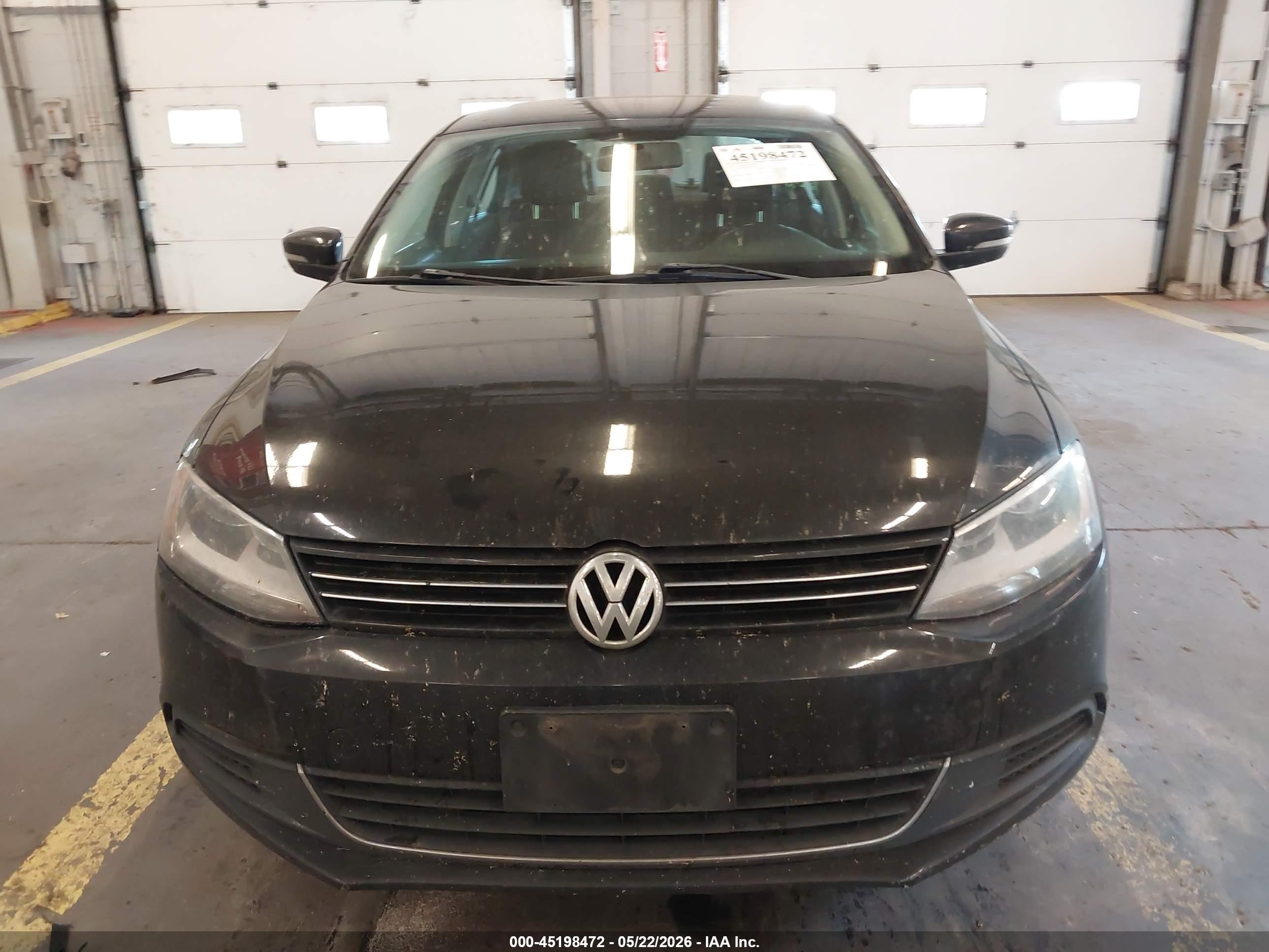 2013 Volkswagen Jetta 2.5l Se Black vin: 3VWDP7AJ5DM292158