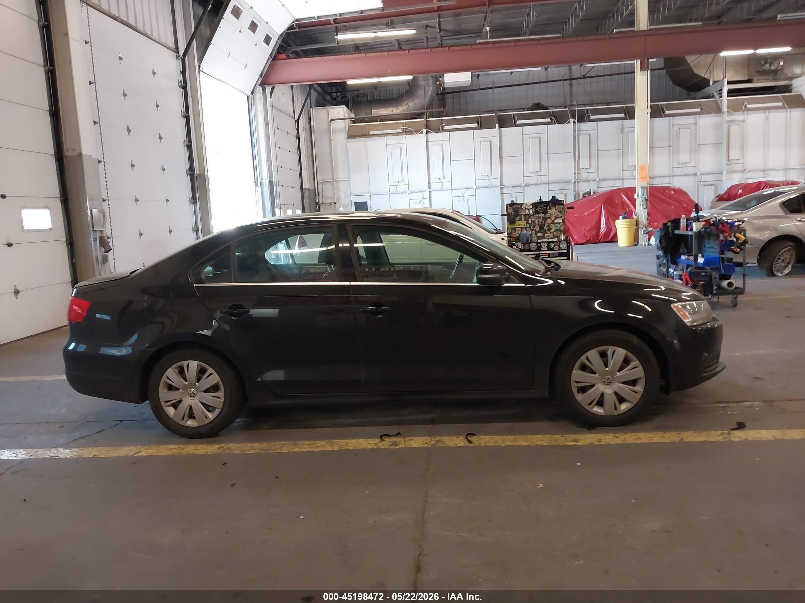 2013 Volkswagen Jetta 2.5l Se Black vin: 3VWDP7AJ5DM292158
