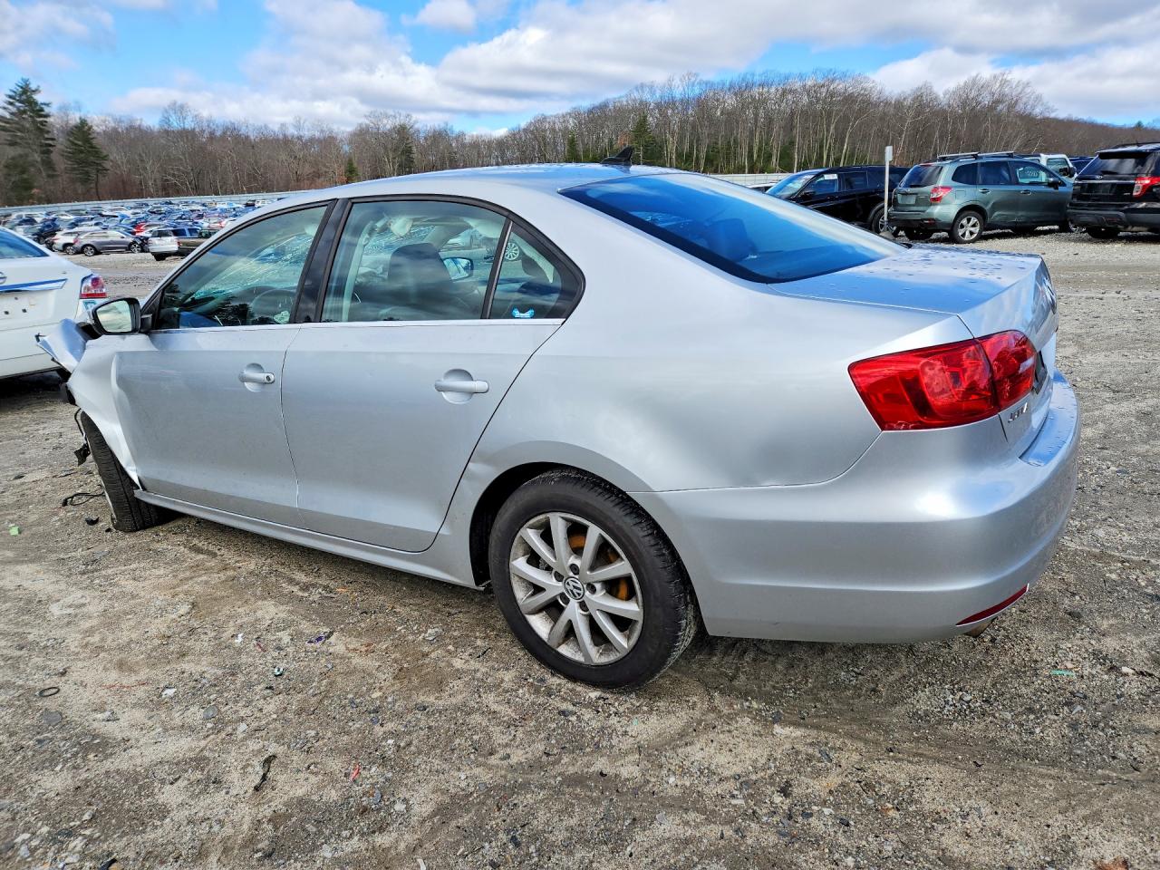 2013 Volkswagen Jetta Se Silver vin: 3VWDP7AJ5DM298526