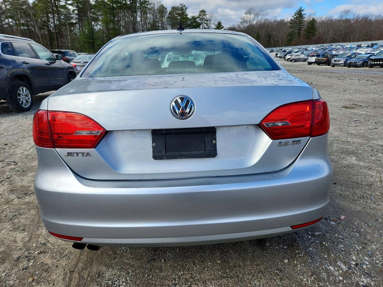 2013 Volkswagen Jetta Se Silver vin: 3VWDP7AJ5DM298526