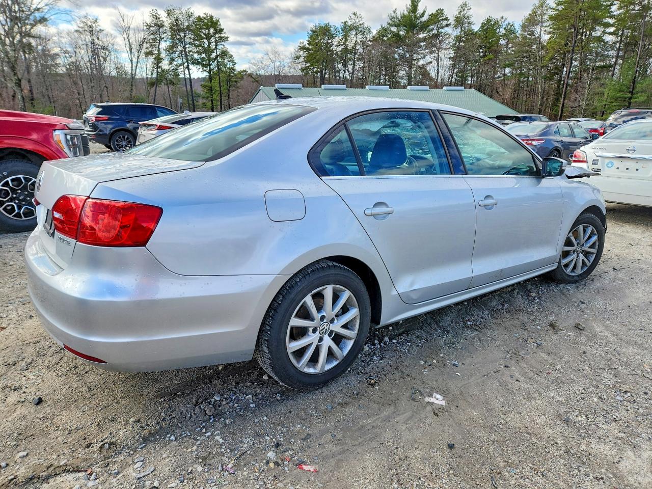 2013 Volkswagen Jetta Se Silver vin: 3VWDP7AJ5DM298526