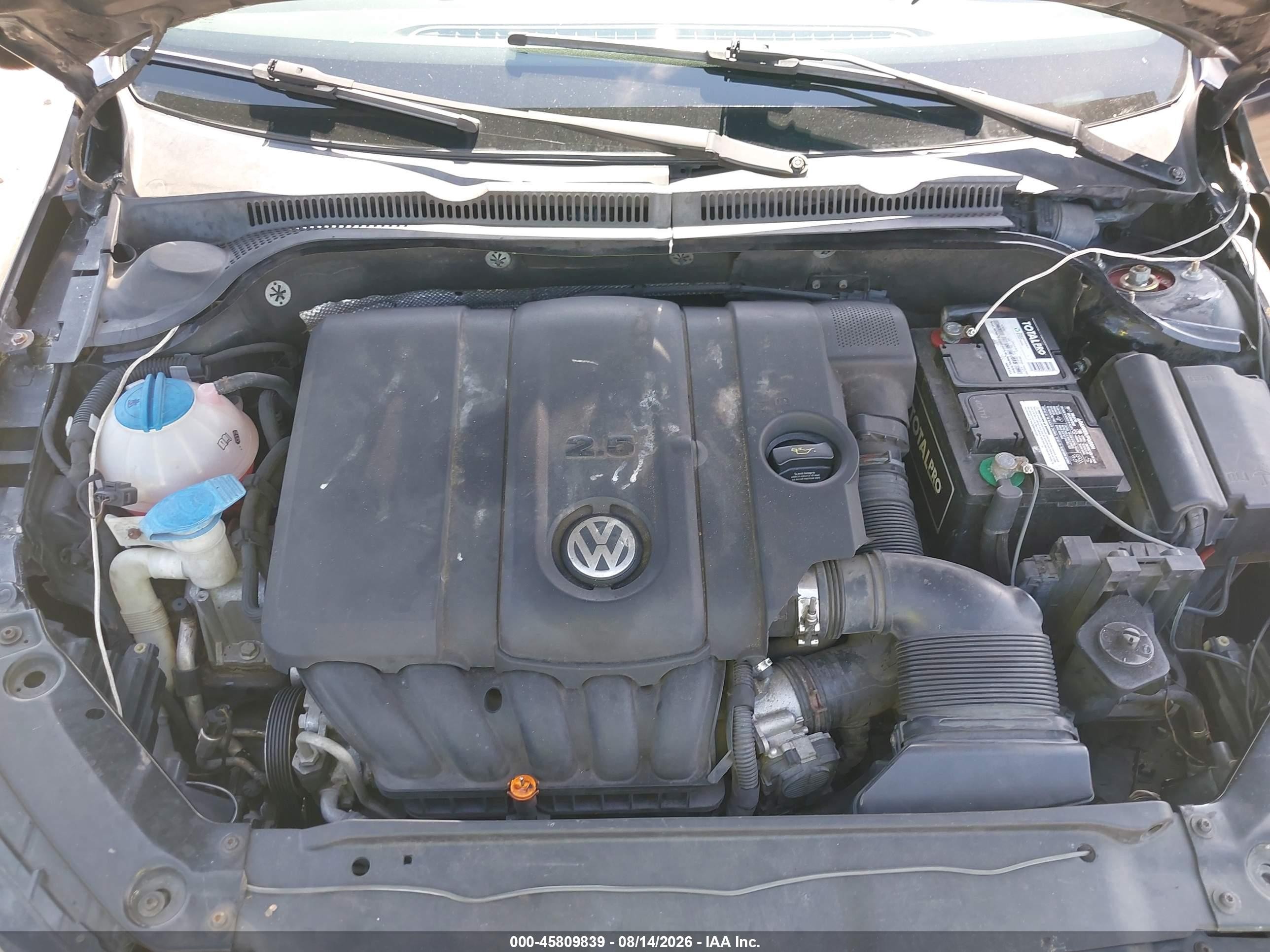 2013 Volkswagen Jetta 2.5l Se Black vin: 3VWDP7AJ5DM350611