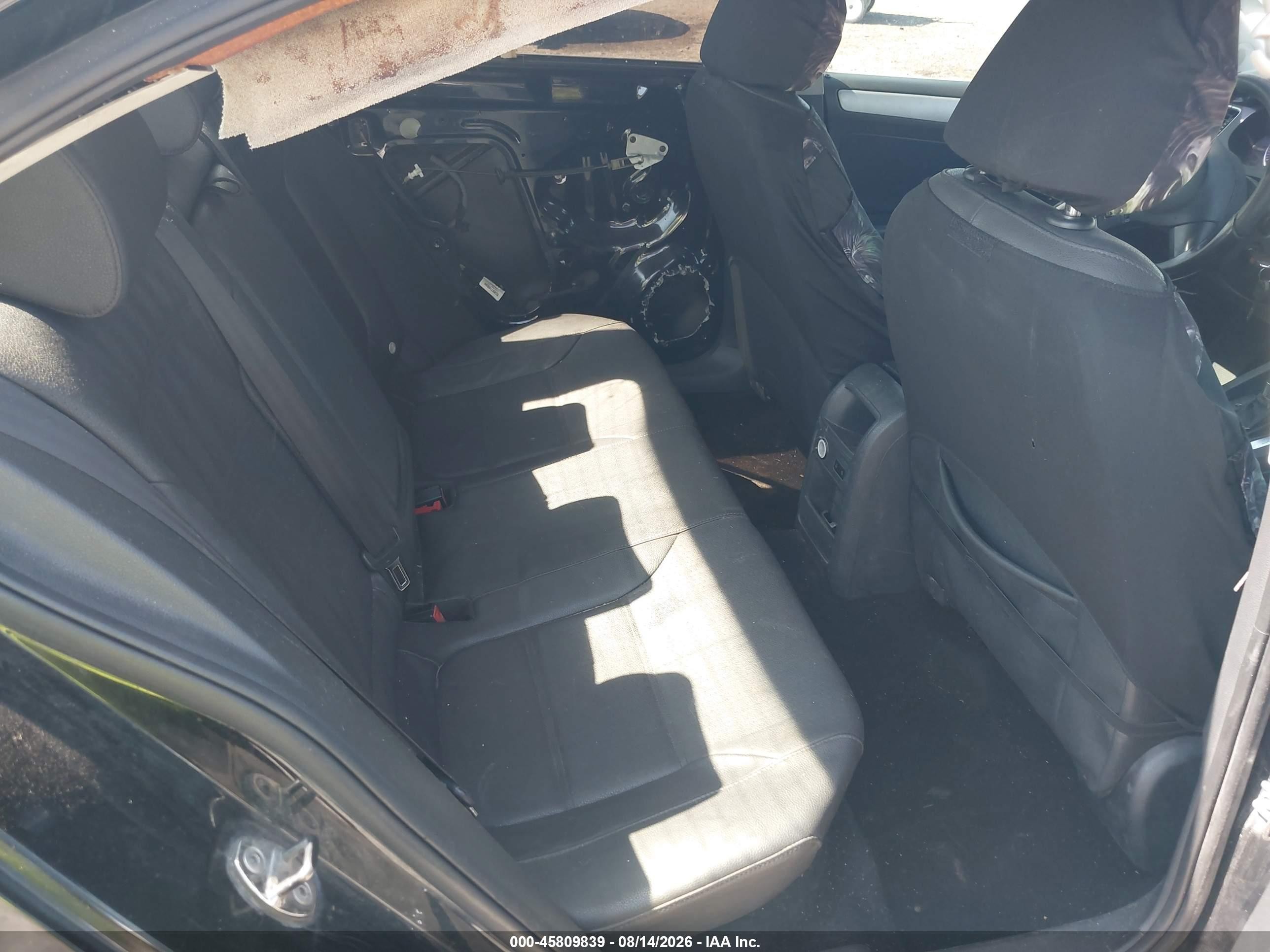 2013 Volkswagen Jetta 2.5l Se Black vin: 3VWDP7AJ5DM350611