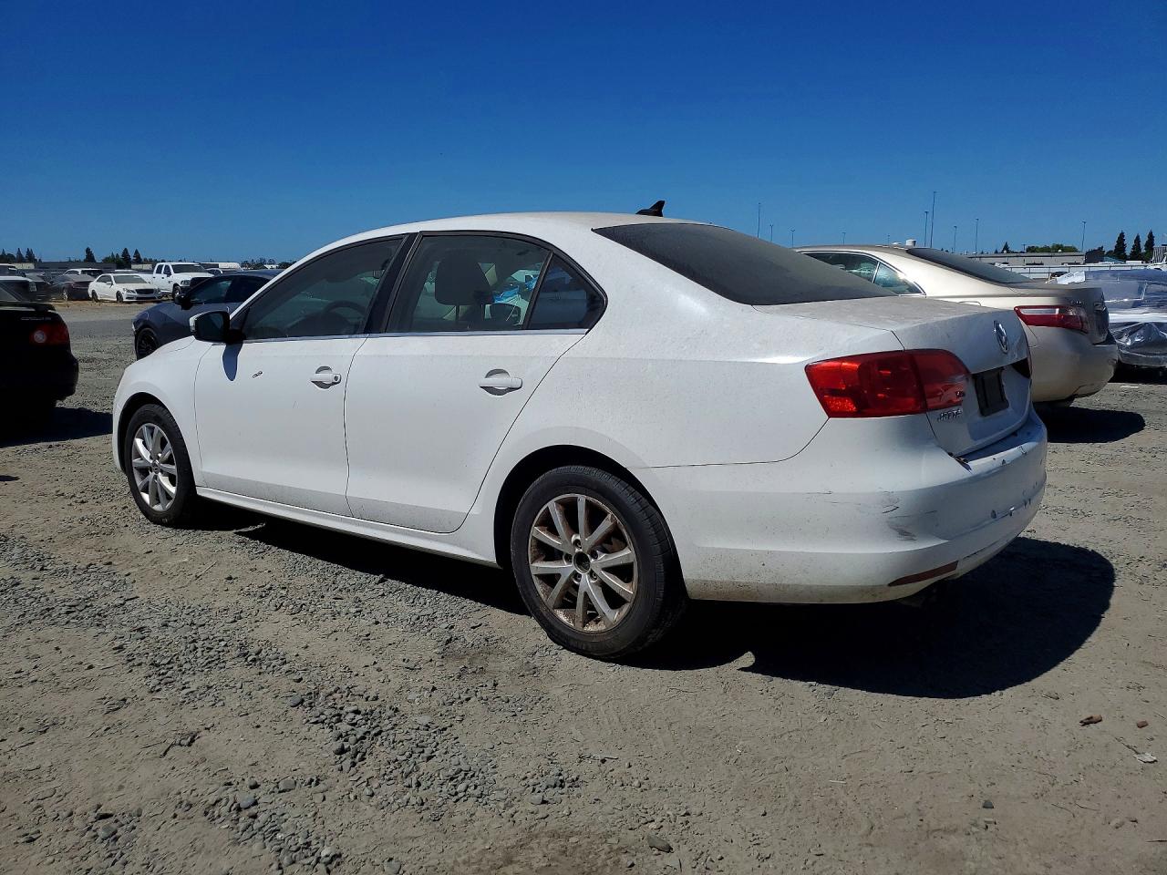 2013 Volkswagen Jetta Se White vin: 3VWDP7AJ5DM365772