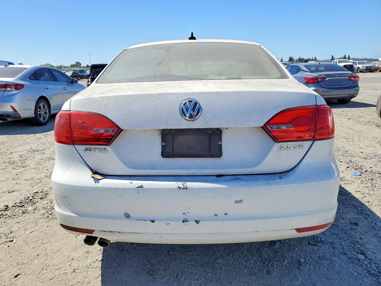 2013 Volkswagen Jetta Se White vin: 3VWDP7AJ5DM365772