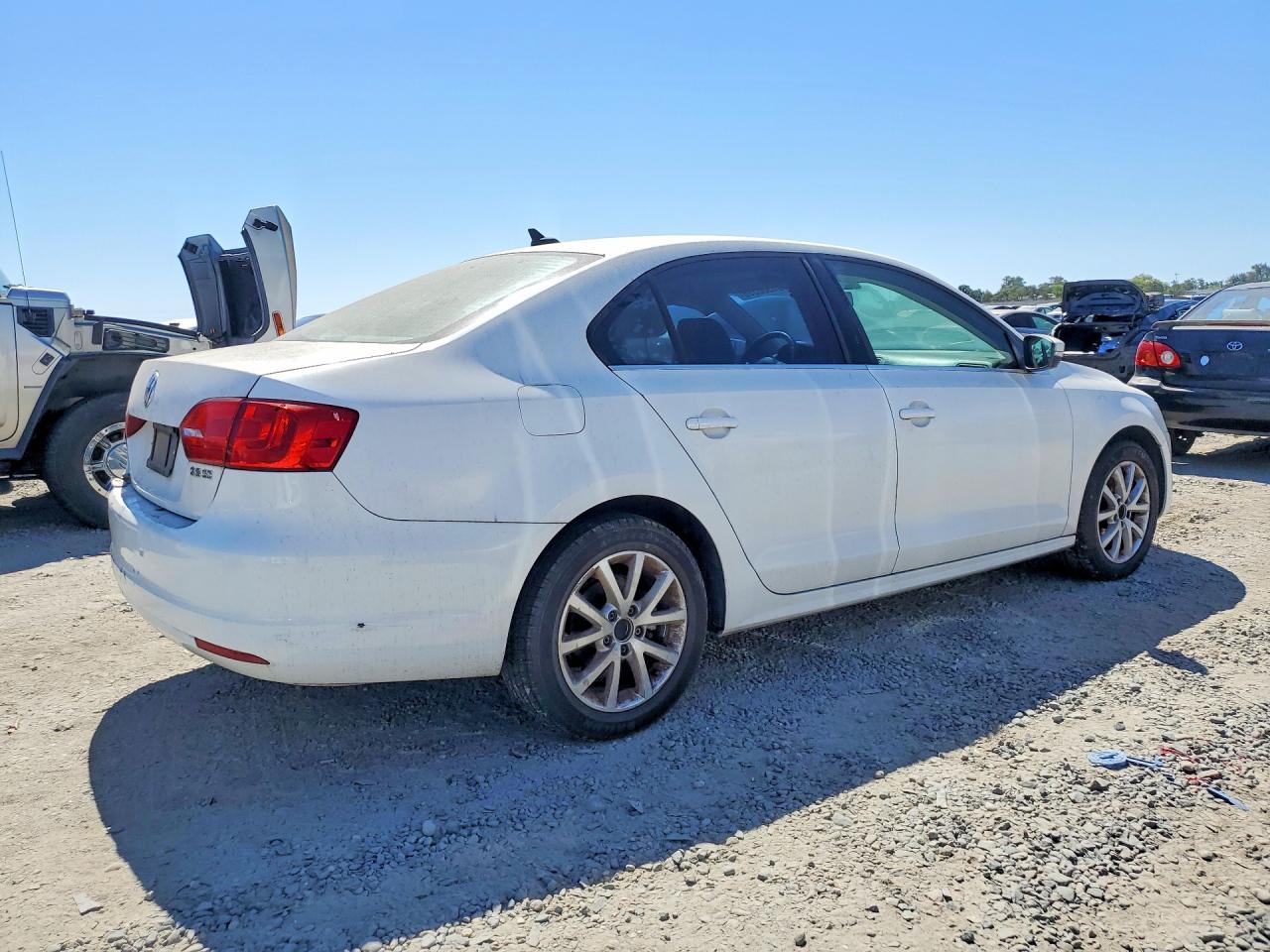 2013 Volkswagen Jetta Se White vin: 3VWDP7AJ5DM365772