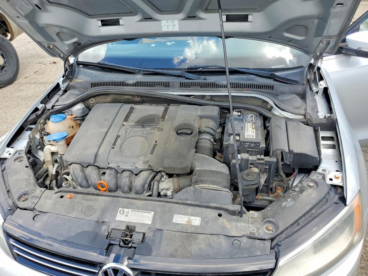 2013 Volkswagen Jetta Se Silver vin: 3VWDP7AJ5DM398349