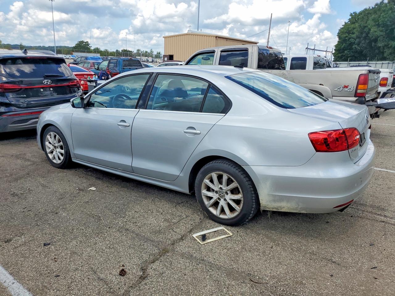 2013 Volkswagen Jetta Se Silver vin: 3VWDP7AJ5DM398349