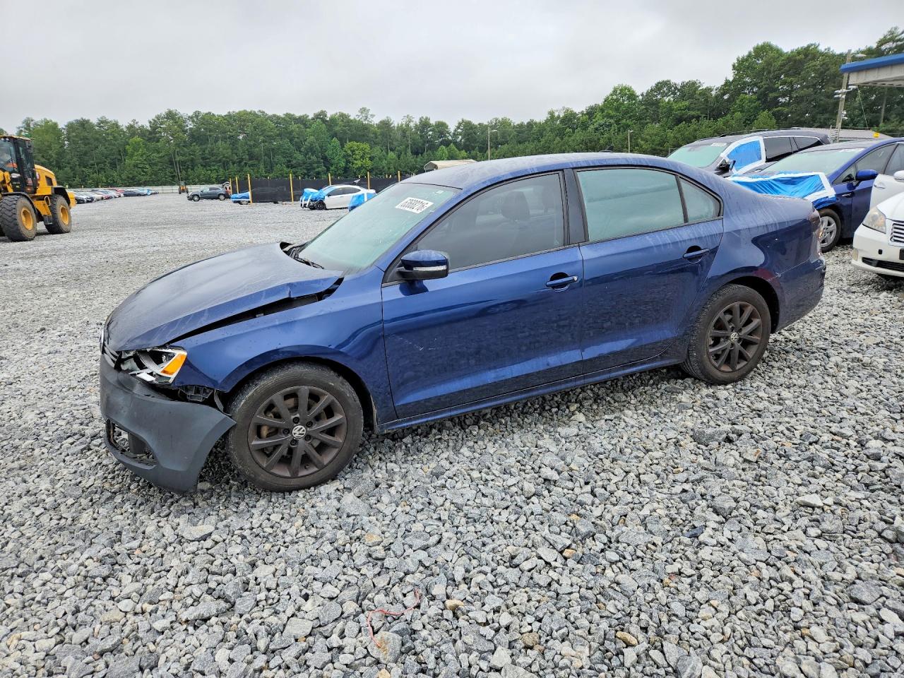 2013 Volkswagen Jetta Se Blue vin: 3VWDP7AJ5DM399744