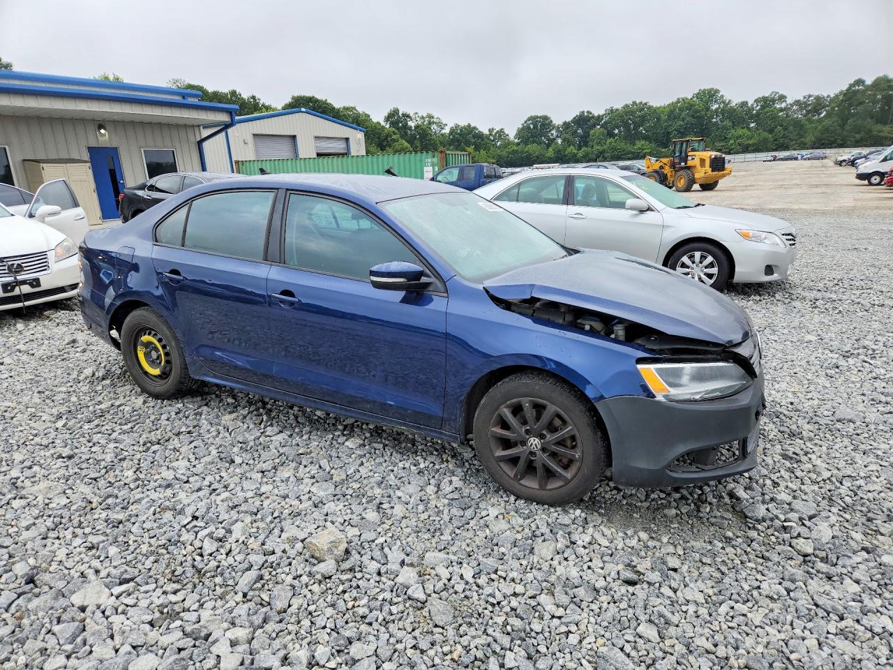 2013 Volkswagen Jetta Se Blue vin: 3VWDP7AJ5DM399744