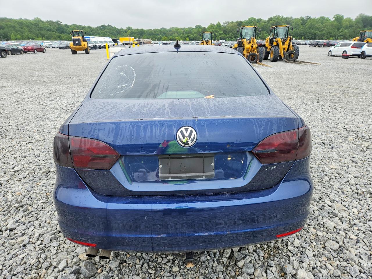 2013 Volkswagen Jetta Se Blue vin: 3VWDP7AJ5DM399744