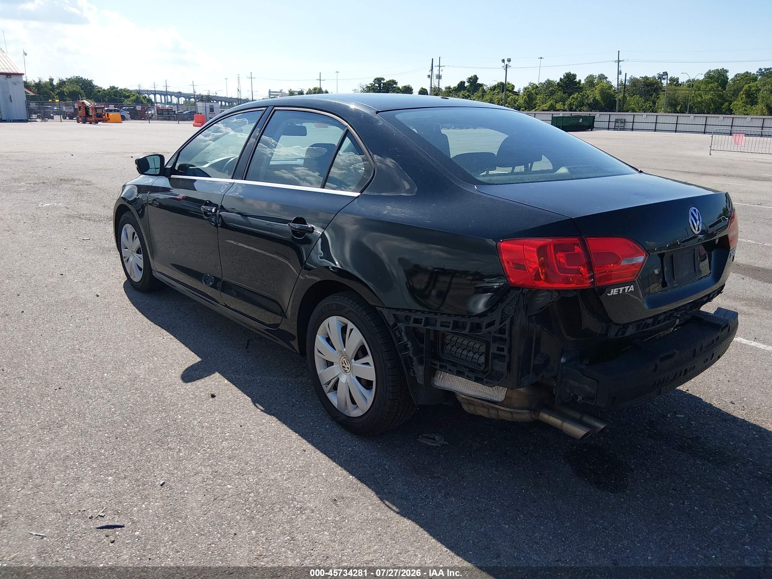 2013 Volkswagen Jetta 2.5l Se Black vin: 3VWDP7AJ5DM419197