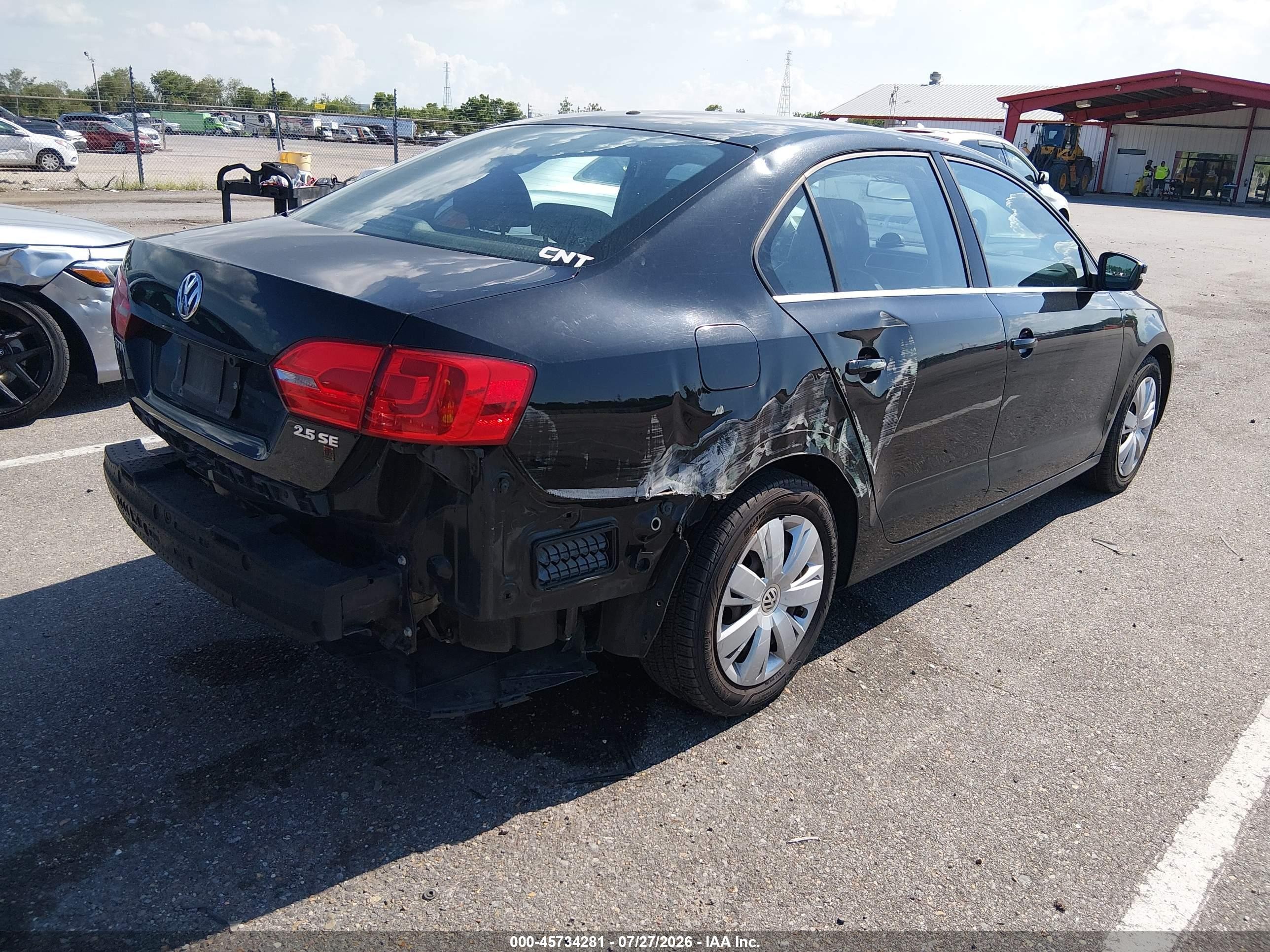2013 Volkswagen Jetta 2.5l Se Black vin: 3VWDP7AJ5DM419197