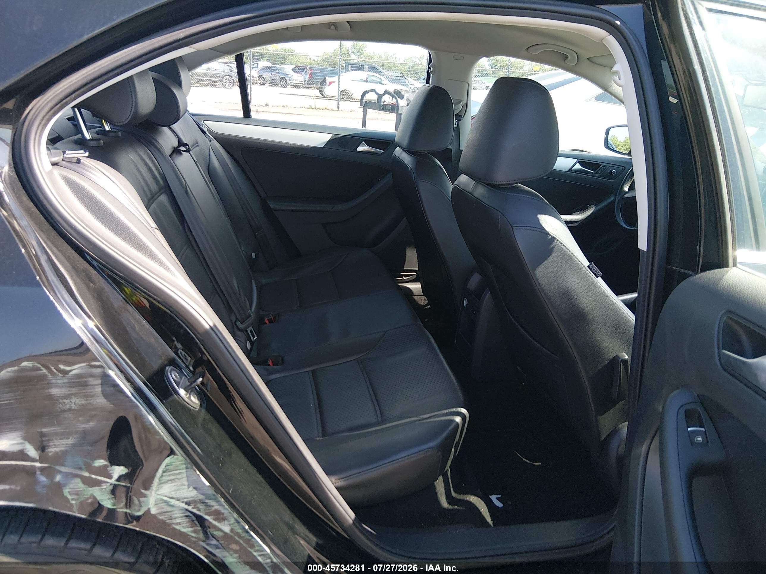 2013 Volkswagen Jetta 2.5l Se Black vin: 3VWDP7AJ5DM419197