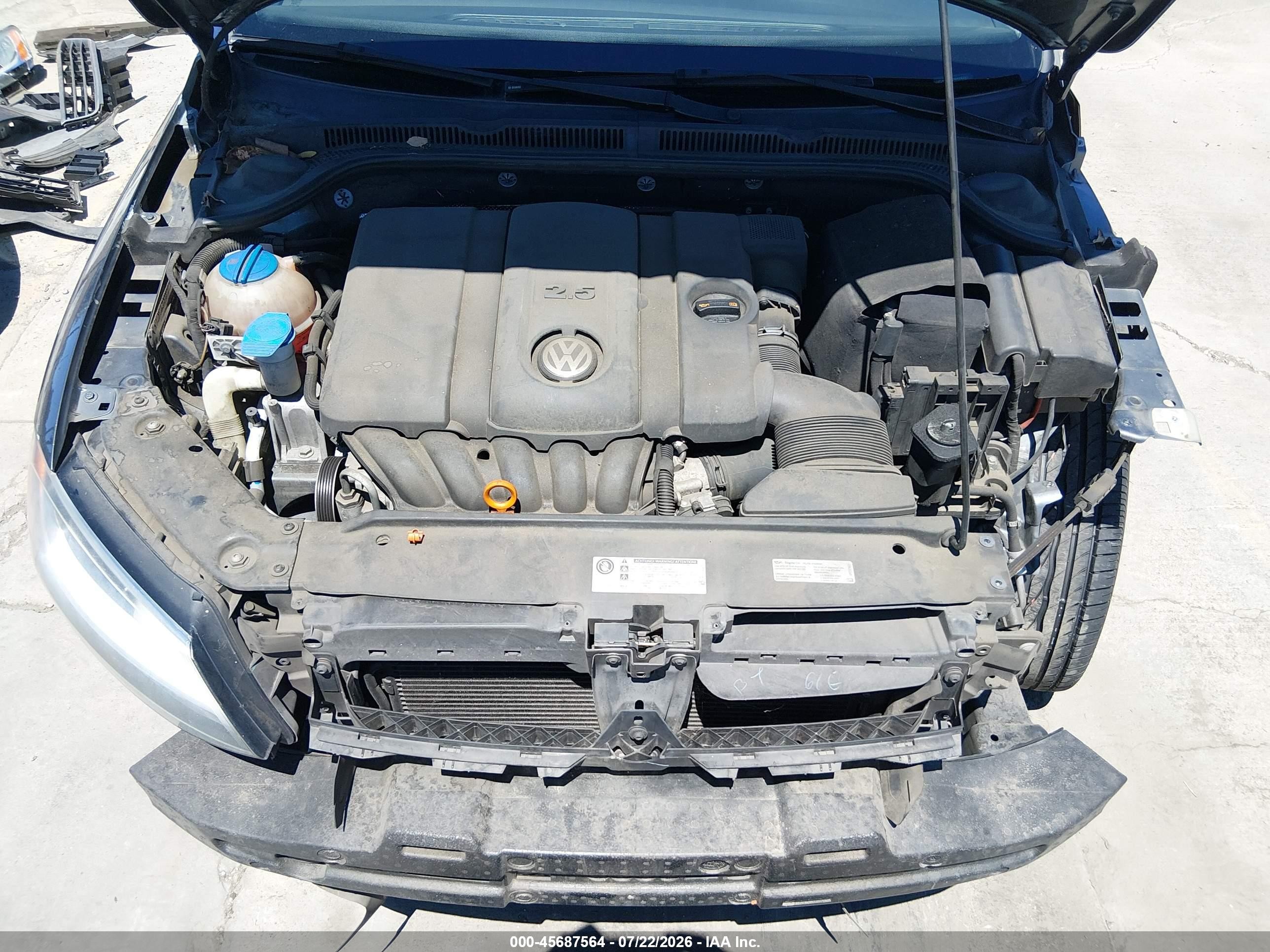 2013 Volkswagen Jetta 2.5l Se Gray vin: 3VWDP7AJ5DM426392