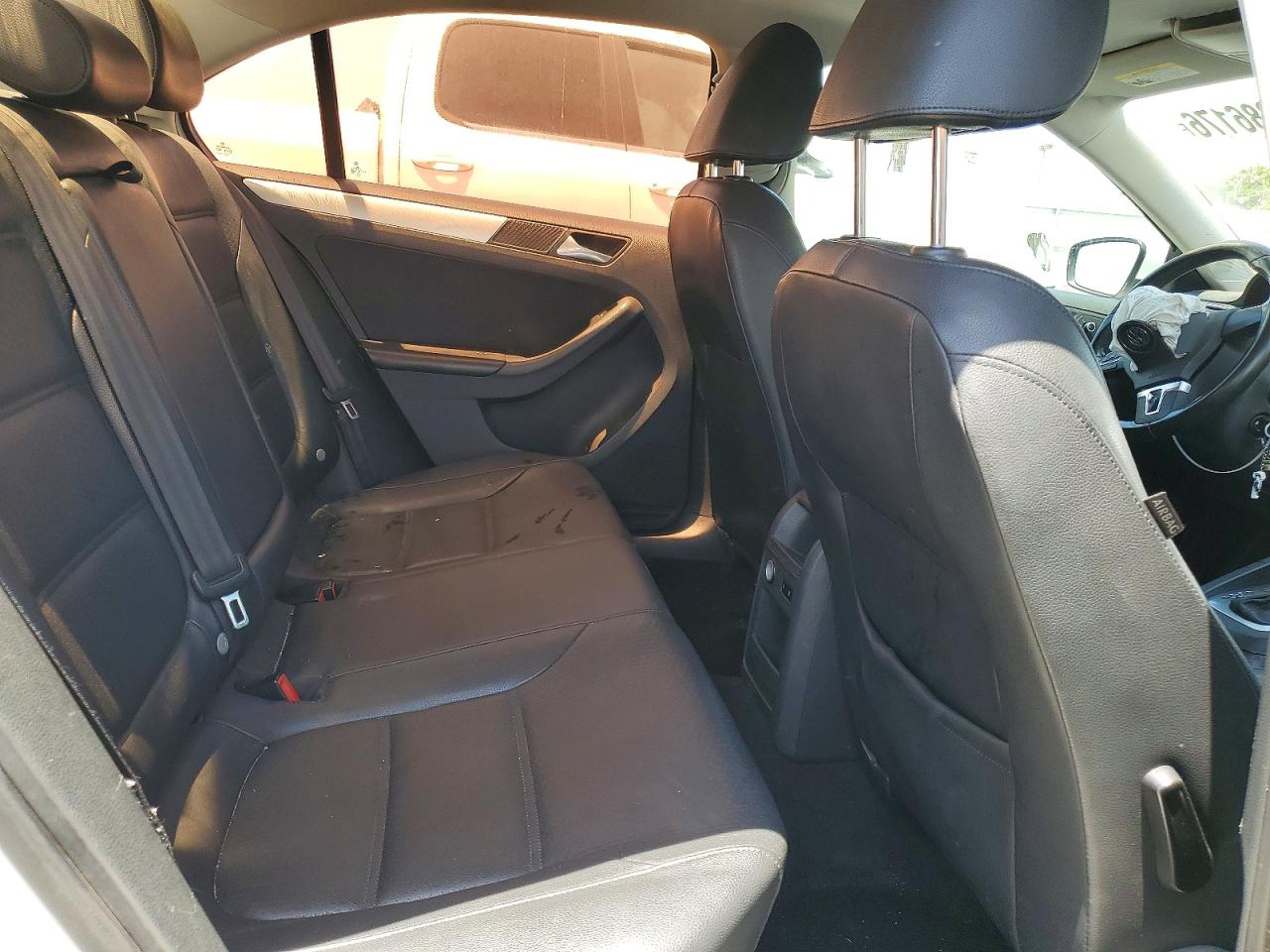 2013 Volkswagen Jetta Se White vin: 3VWDP7AJ5DM434105