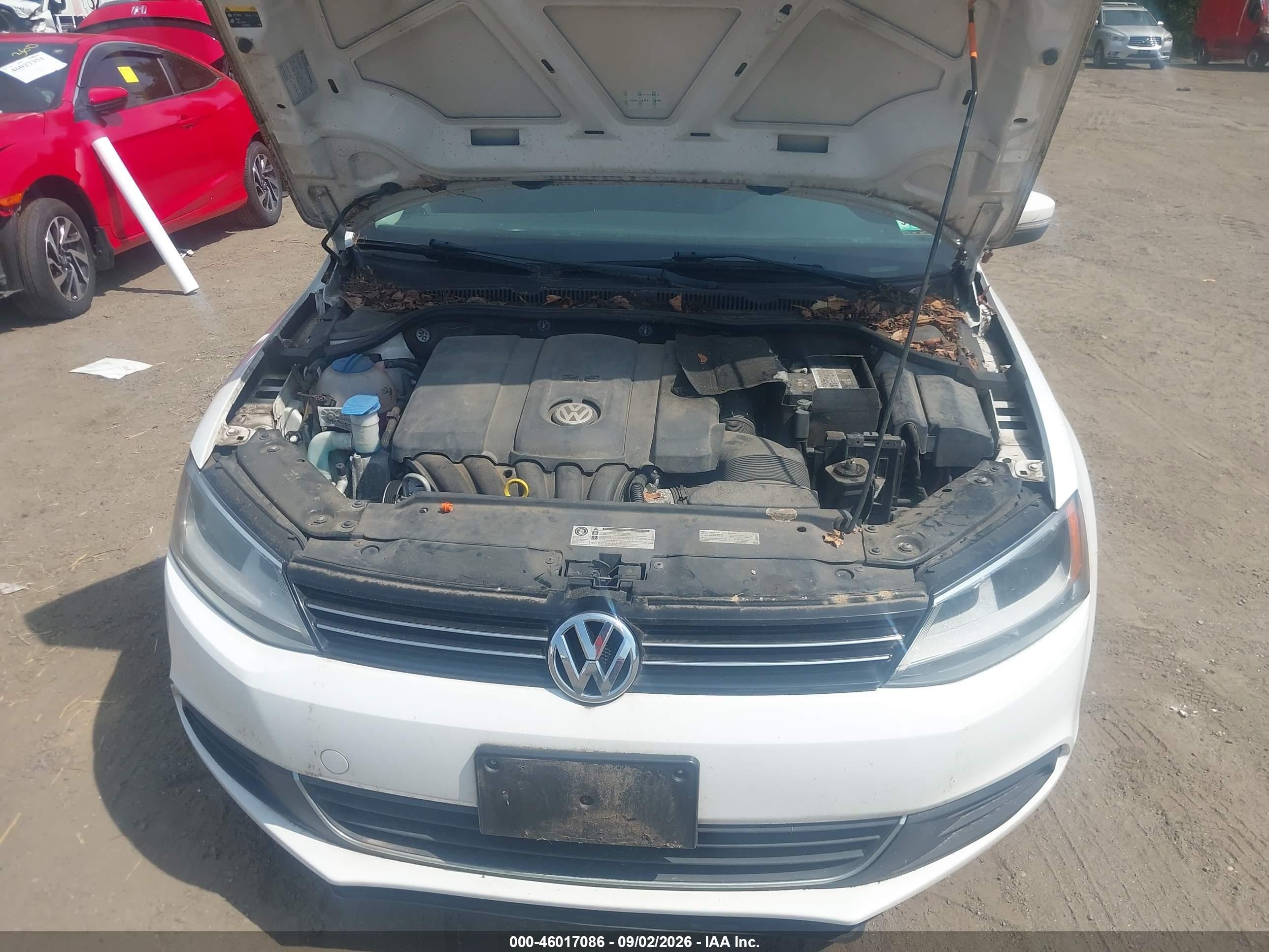 2013 Volkswagen Jetta 2.5l Se Белый vin: 3VWDP7AJ5DM441023
