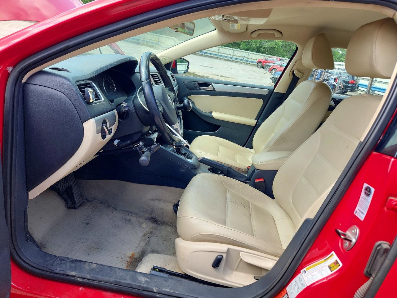2013 Volkswagen Jetta Se Red vin: 3VWDP7AJ5DM445606
