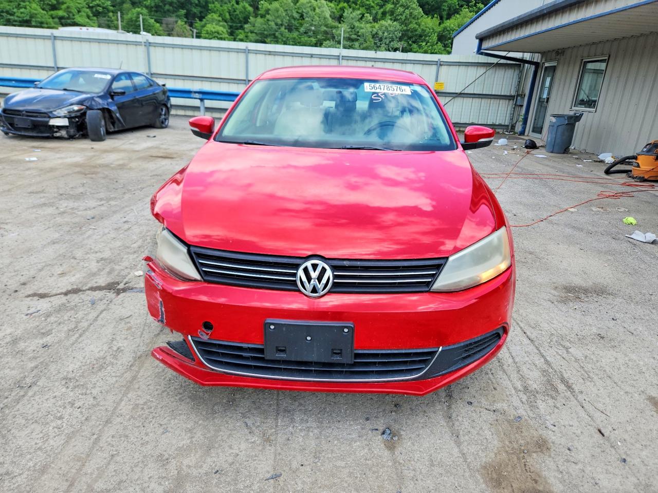 2013 Volkswagen Jetta Se Red vin: 3VWDP7AJ5DM445606