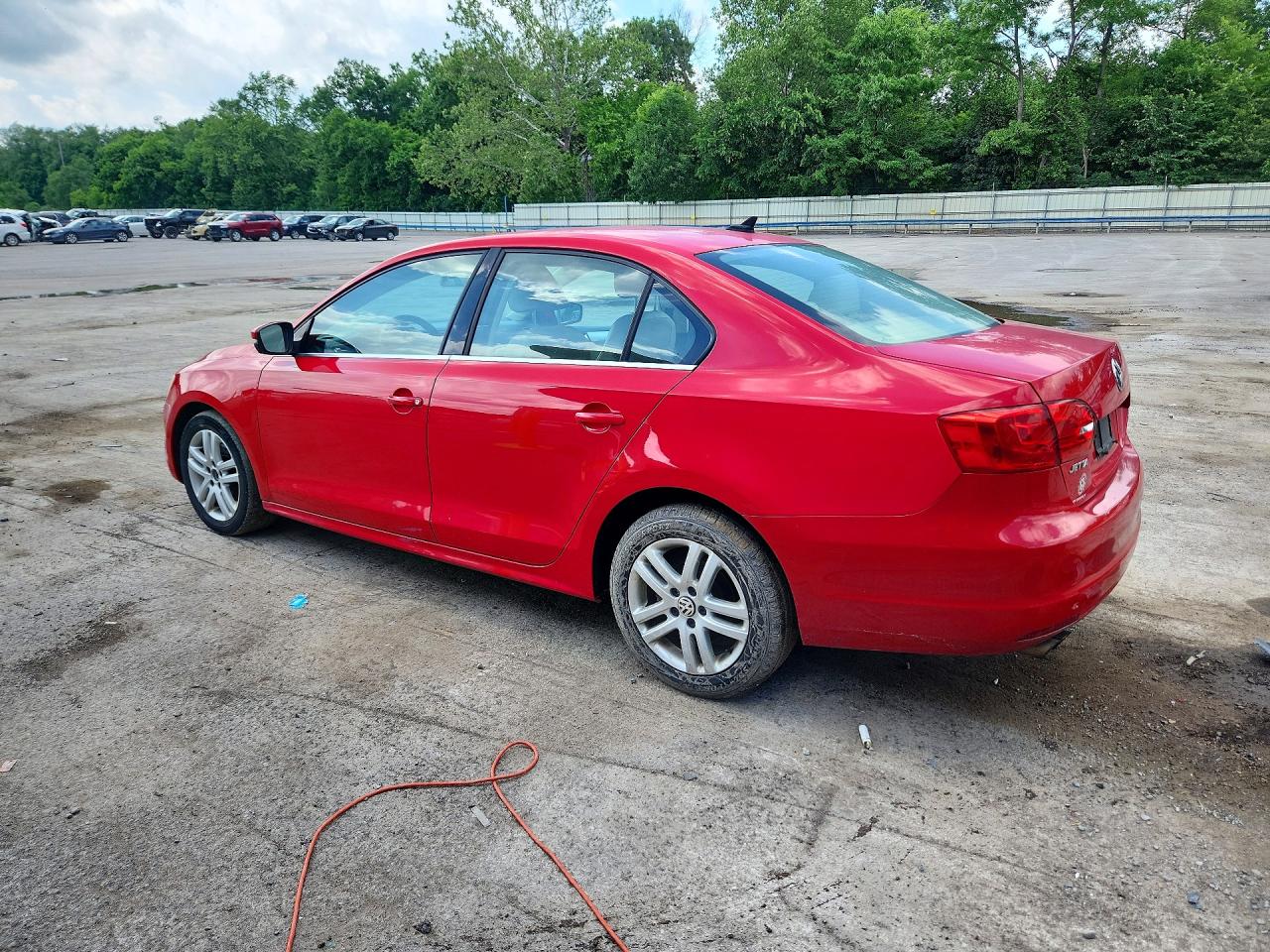 2013 Volkswagen Jetta Se Red vin: 3VWDP7AJ5DM445606