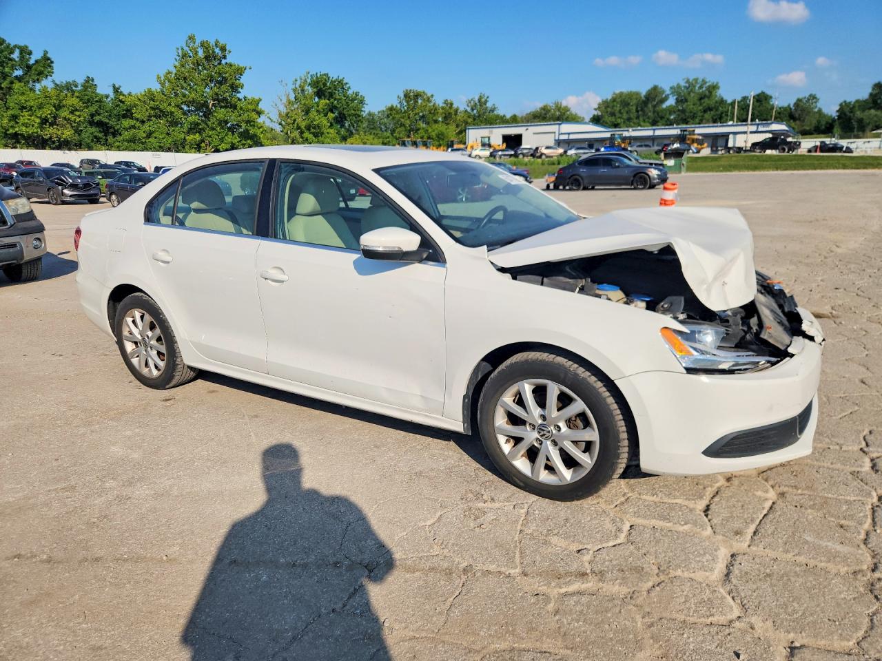2013 Volkswagen Jetta Se Белый vin: 3VWDP7AJ5DM449512