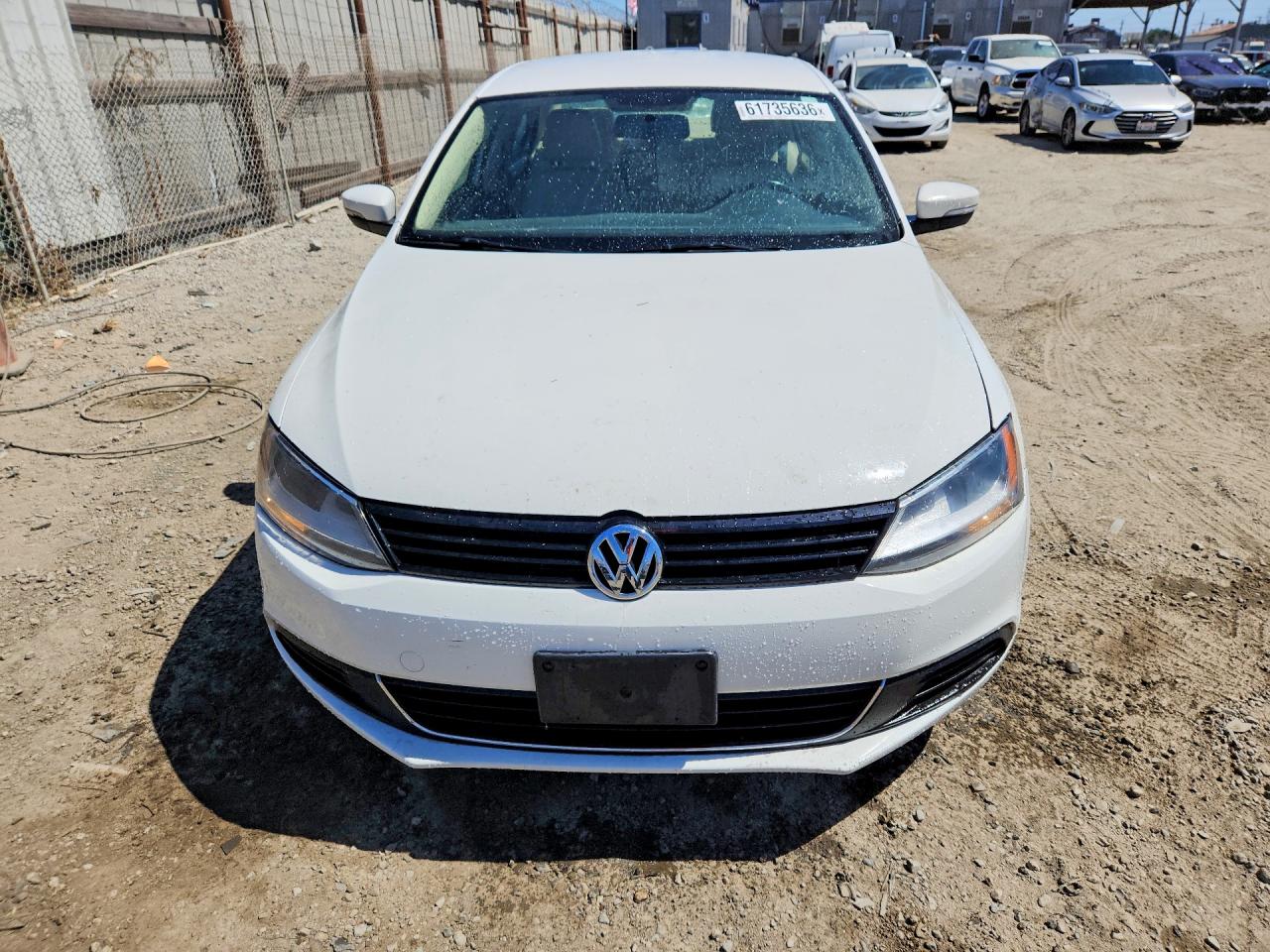 2013 Volkswagen Jetta Se White vin: 3VWDP7AJ5DM450823