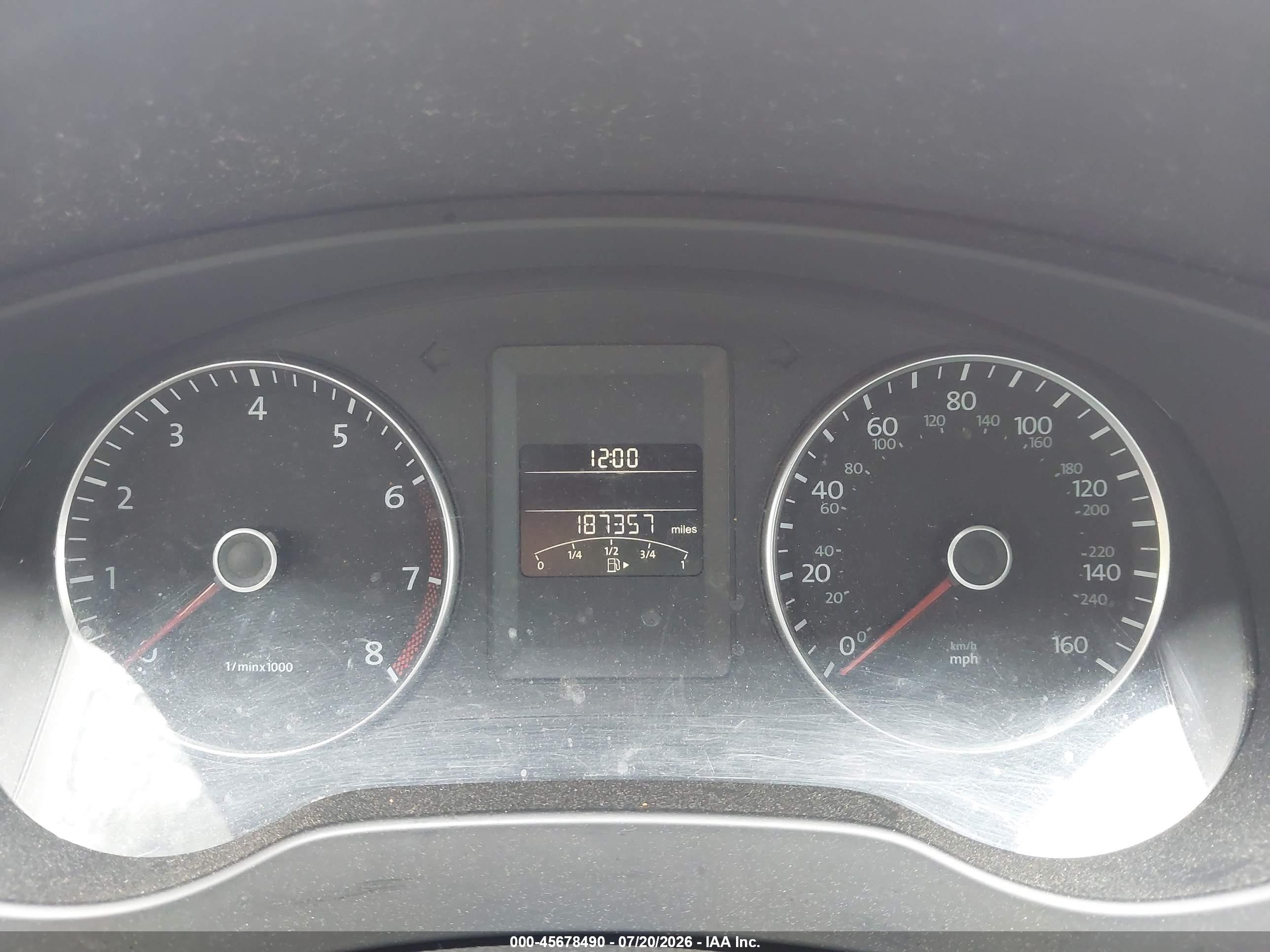 2012 Volkswagen Jetta 2.5l Se Красный vin: 3VWDP7AJ6CM118212