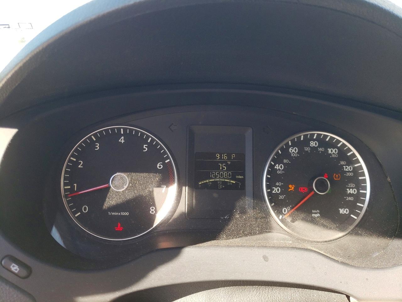 2012 Volkswagen Jetta Se Black vin: 3VWDP7AJ6CM303151
