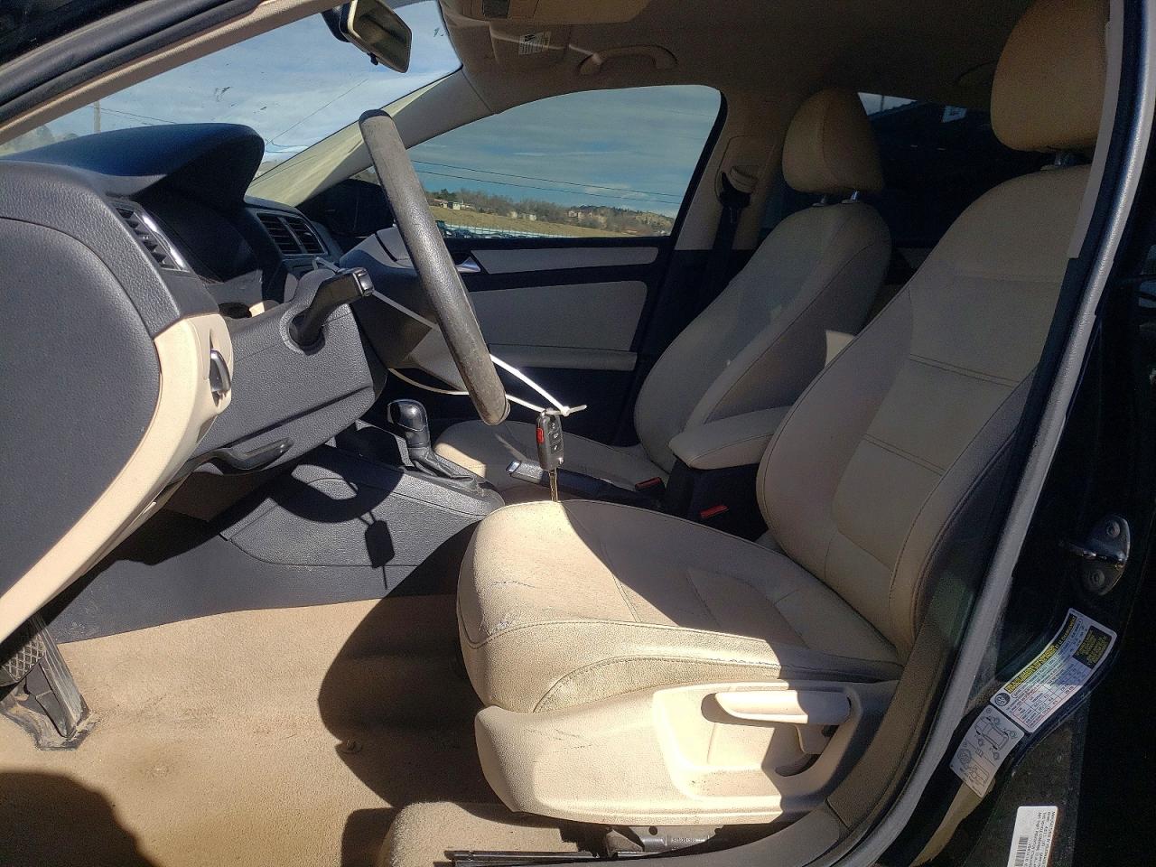 2012 Volkswagen Jetta Se Black vin: 3VWDP7AJ6CM303151