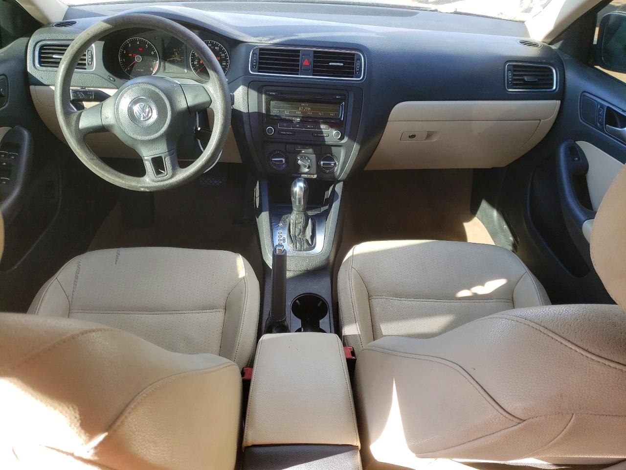 2012 Volkswagen Jetta Se Black vin: 3VWDP7AJ6CM303151