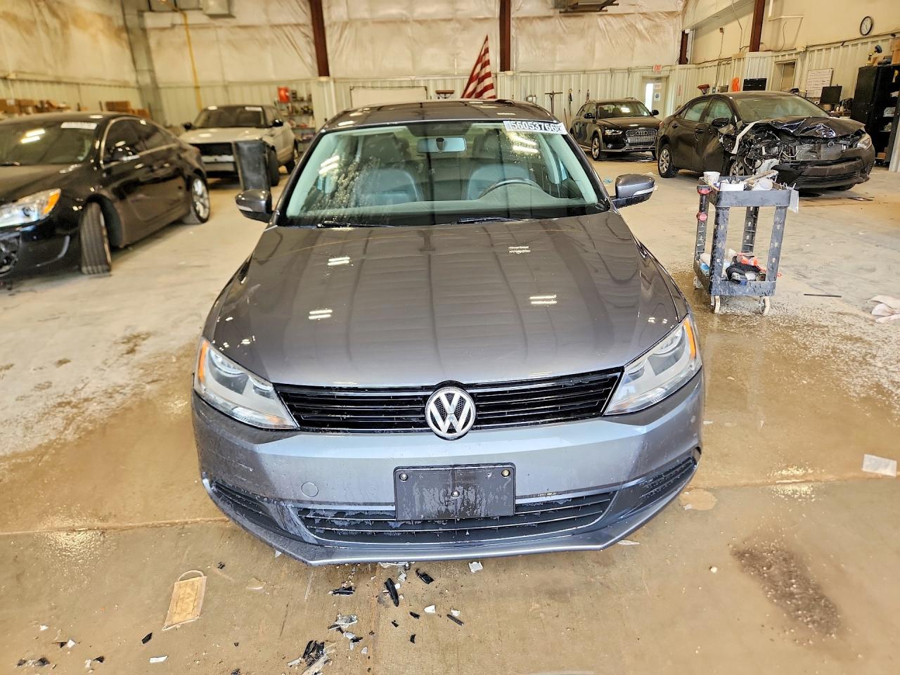 2012 Volkswagen Jetta Se Gray vin: 3VWDP7AJ6CM310729