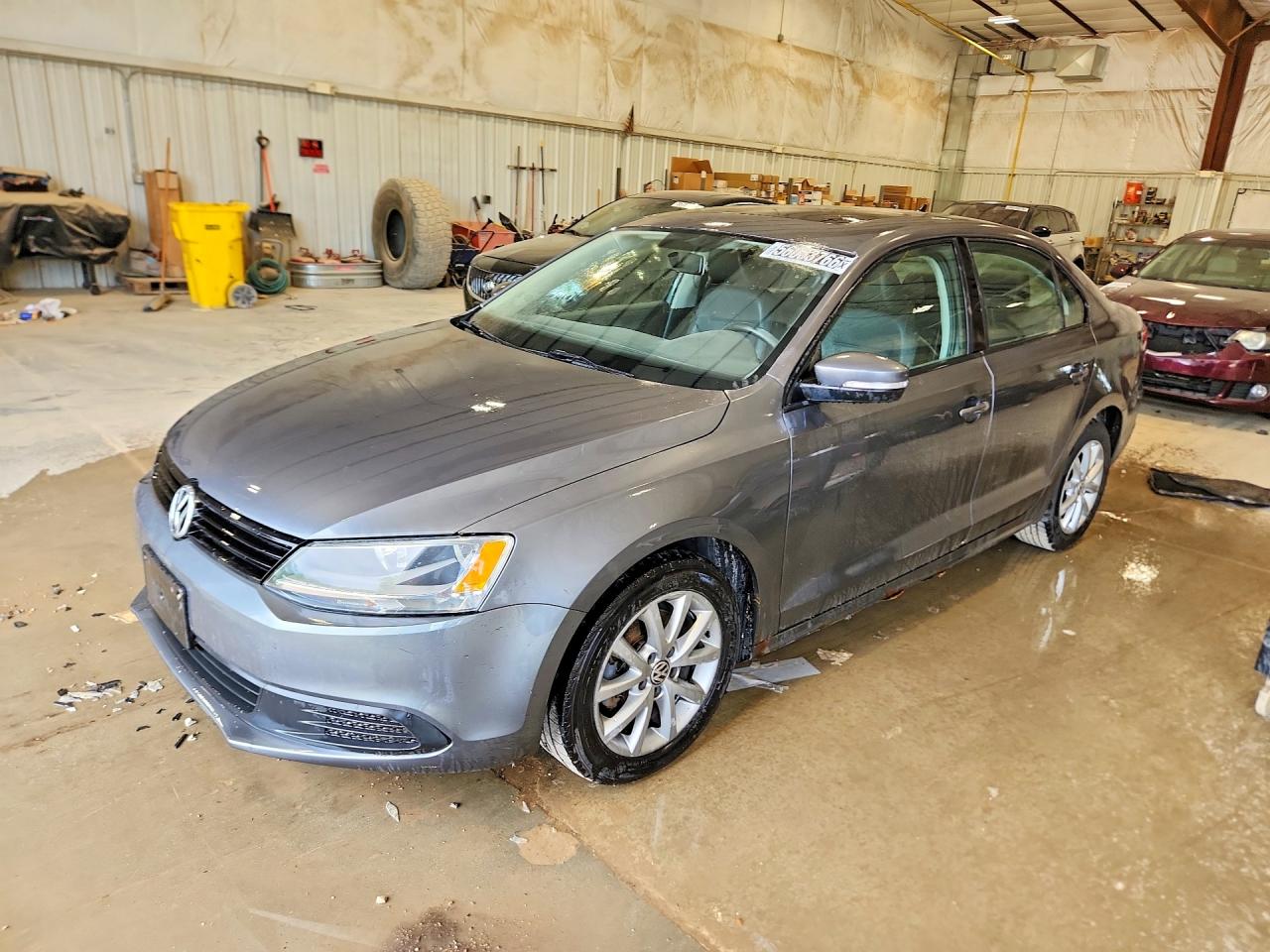 2012 Volkswagen Jetta Se Gray vin: 3VWDP7AJ6CM310729