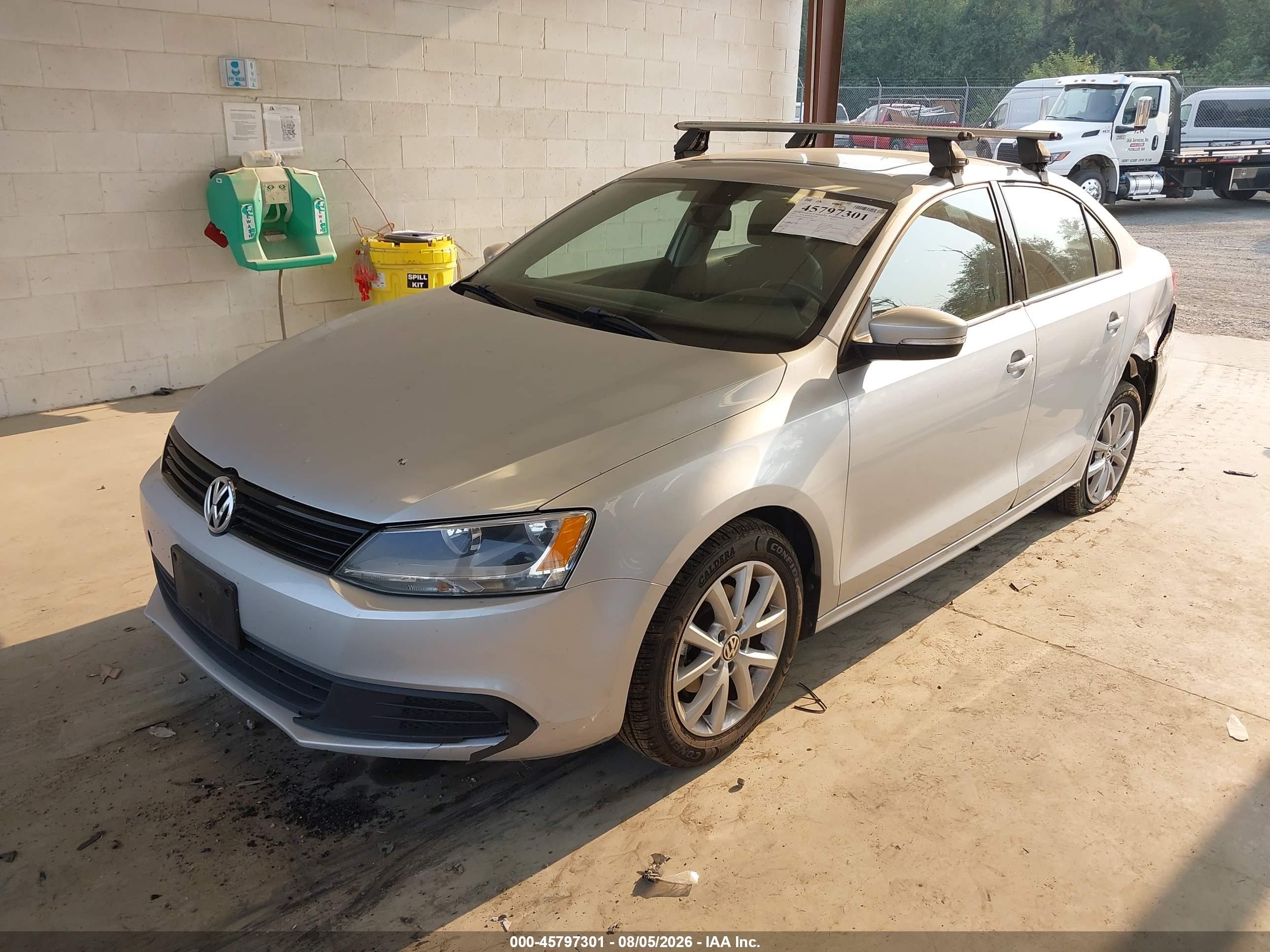 2012 Volkswagen Jetta 2.5l Se Silver vin: 3VWDP7AJ6CM321889