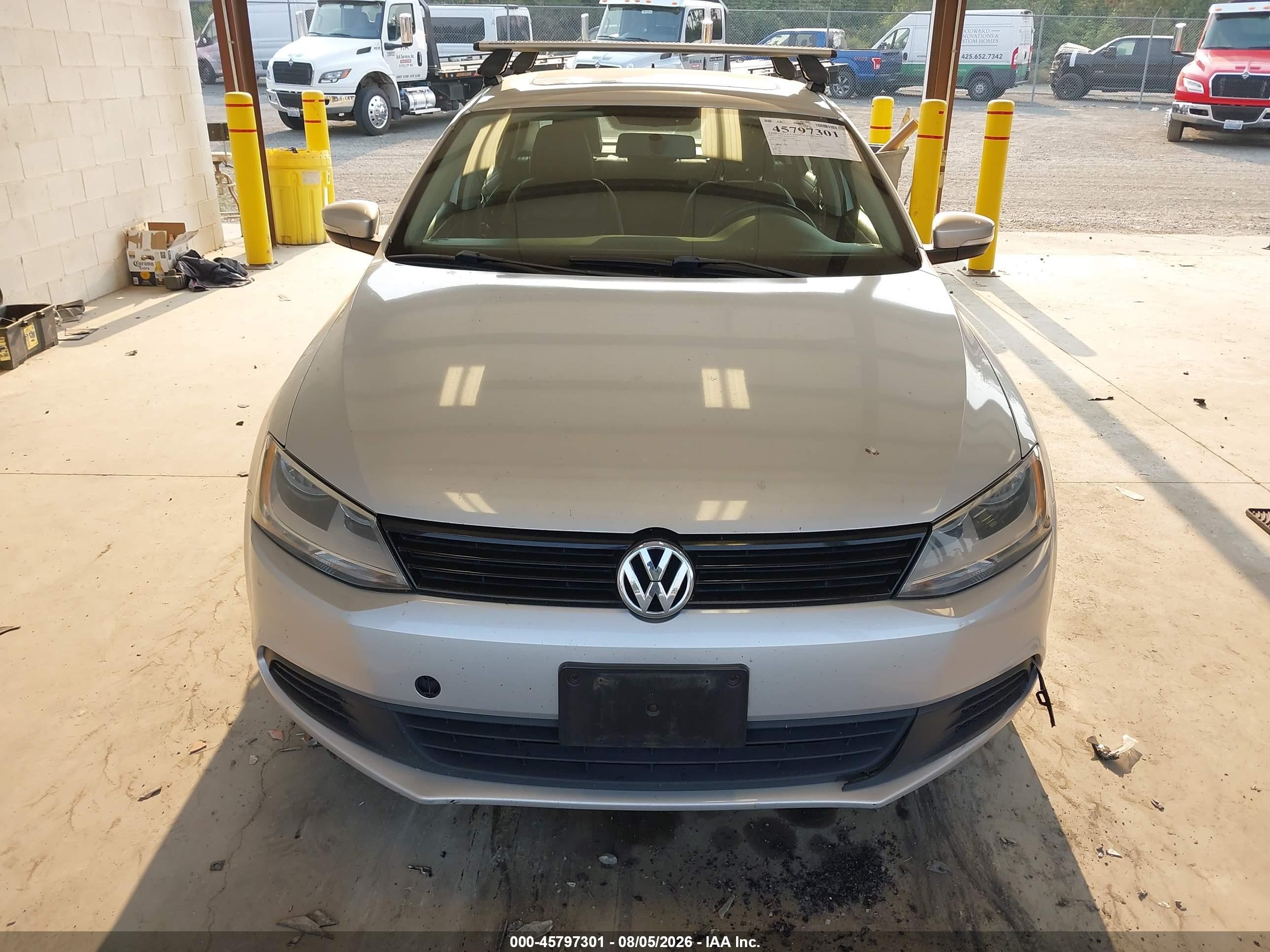2012 Volkswagen Jetta 2.5l Se Silver vin: 3VWDP7AJ6CM321889