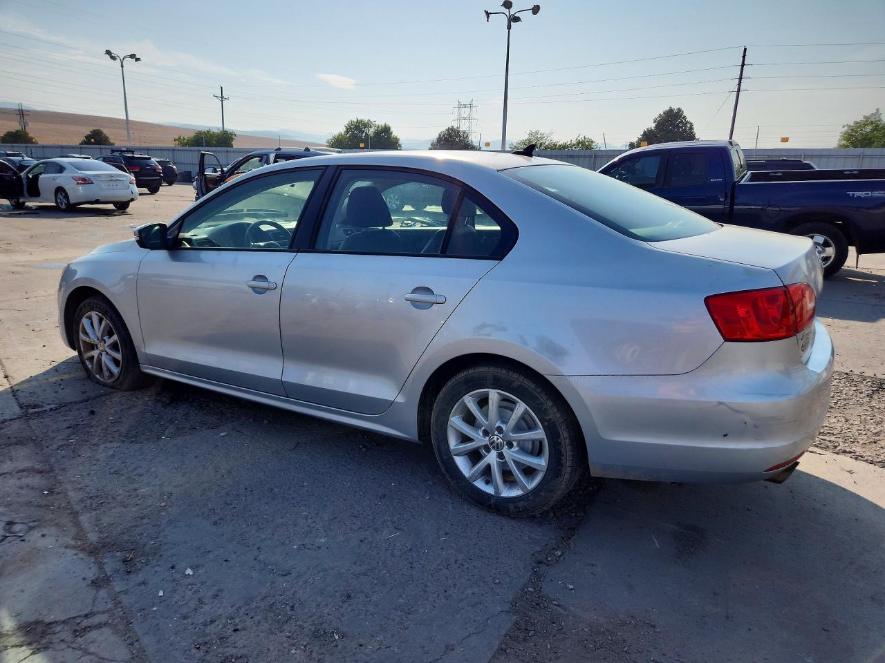 2012 Volkswagen Jetta Se Silver vin: 3VWDP7AJ6CM349482