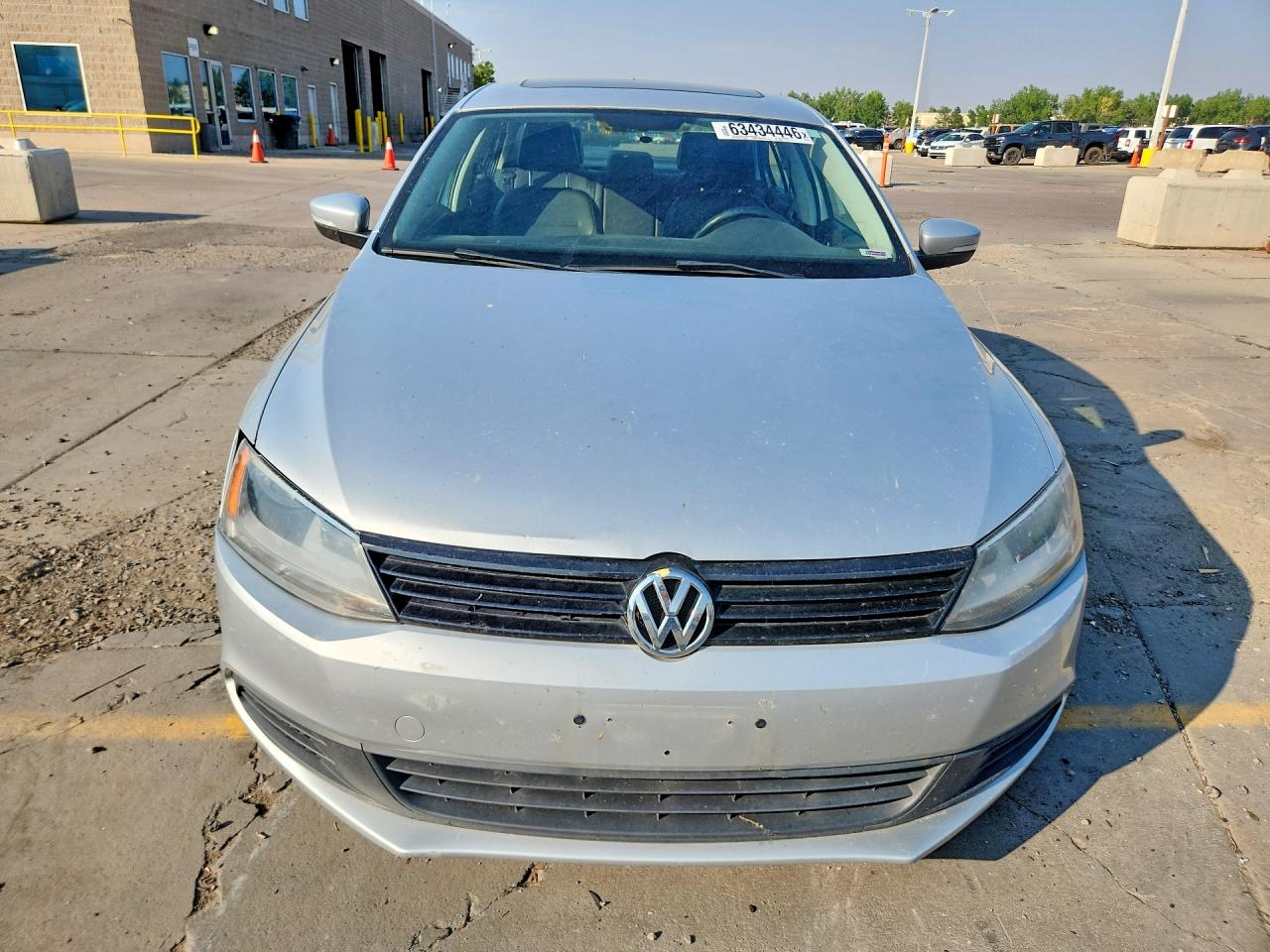 2012 Volkswagen Jetta Se Silver vin: 3VWDP7AJ6CM349482