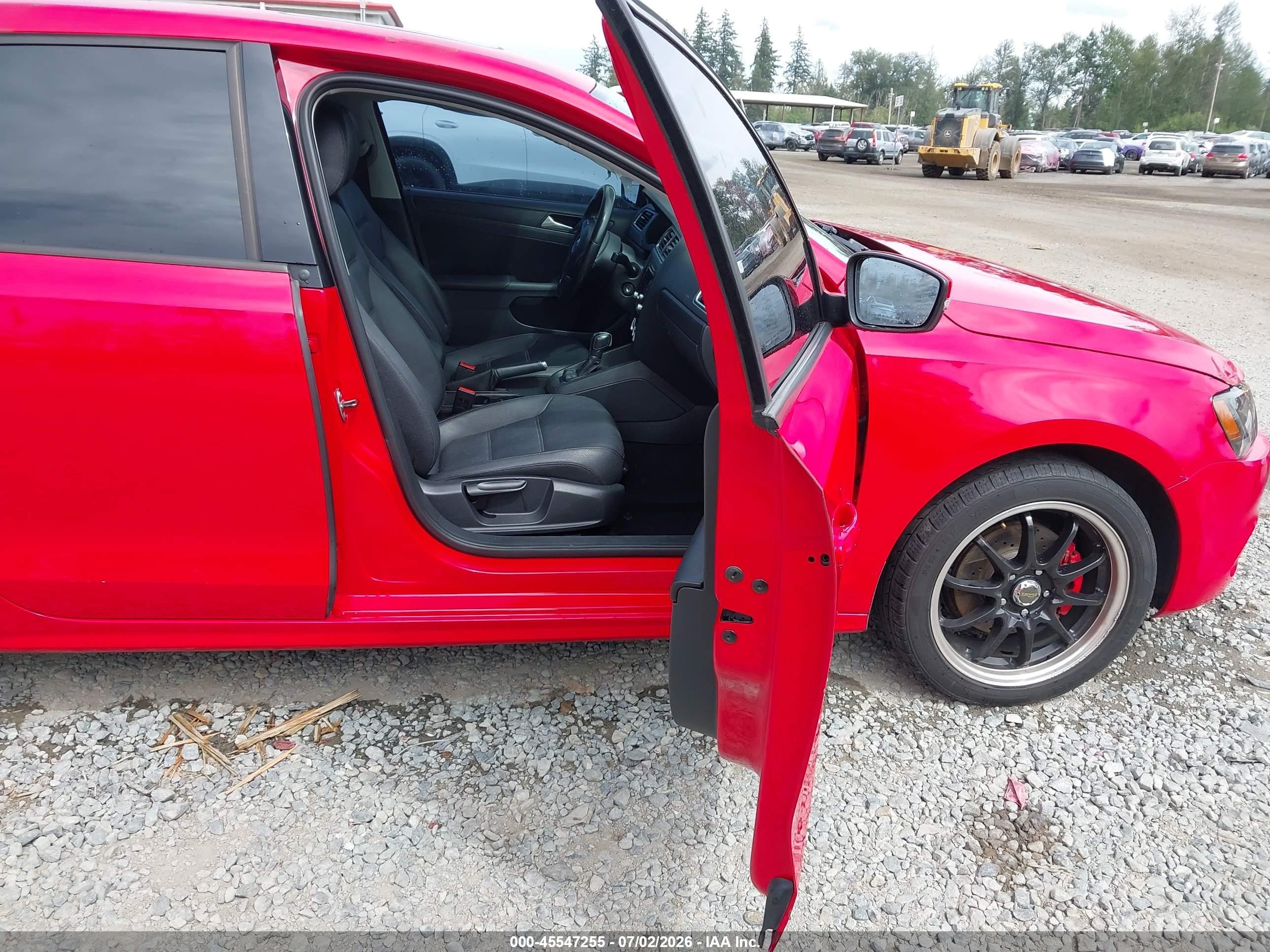 2012 Volkswagen Jetta 2.5l Se Red vin: 3VWDP7AJ6CM355895